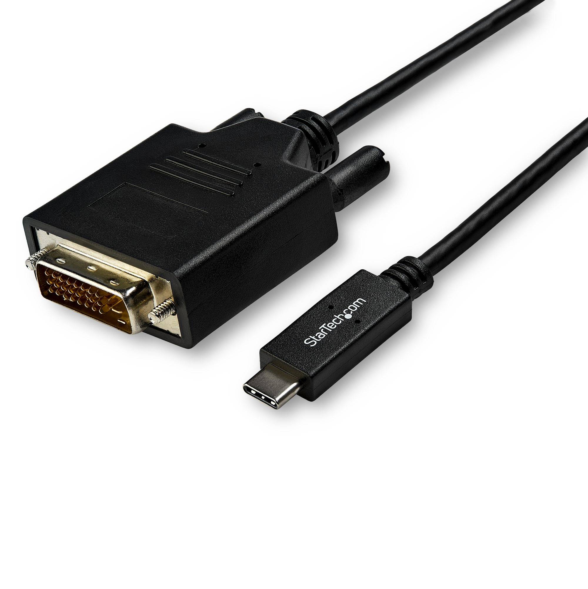 Rca Informatique - Image du produit : 3M / 10FT USB-C TO DVI CABLE 1920 X 1200 - BLACK