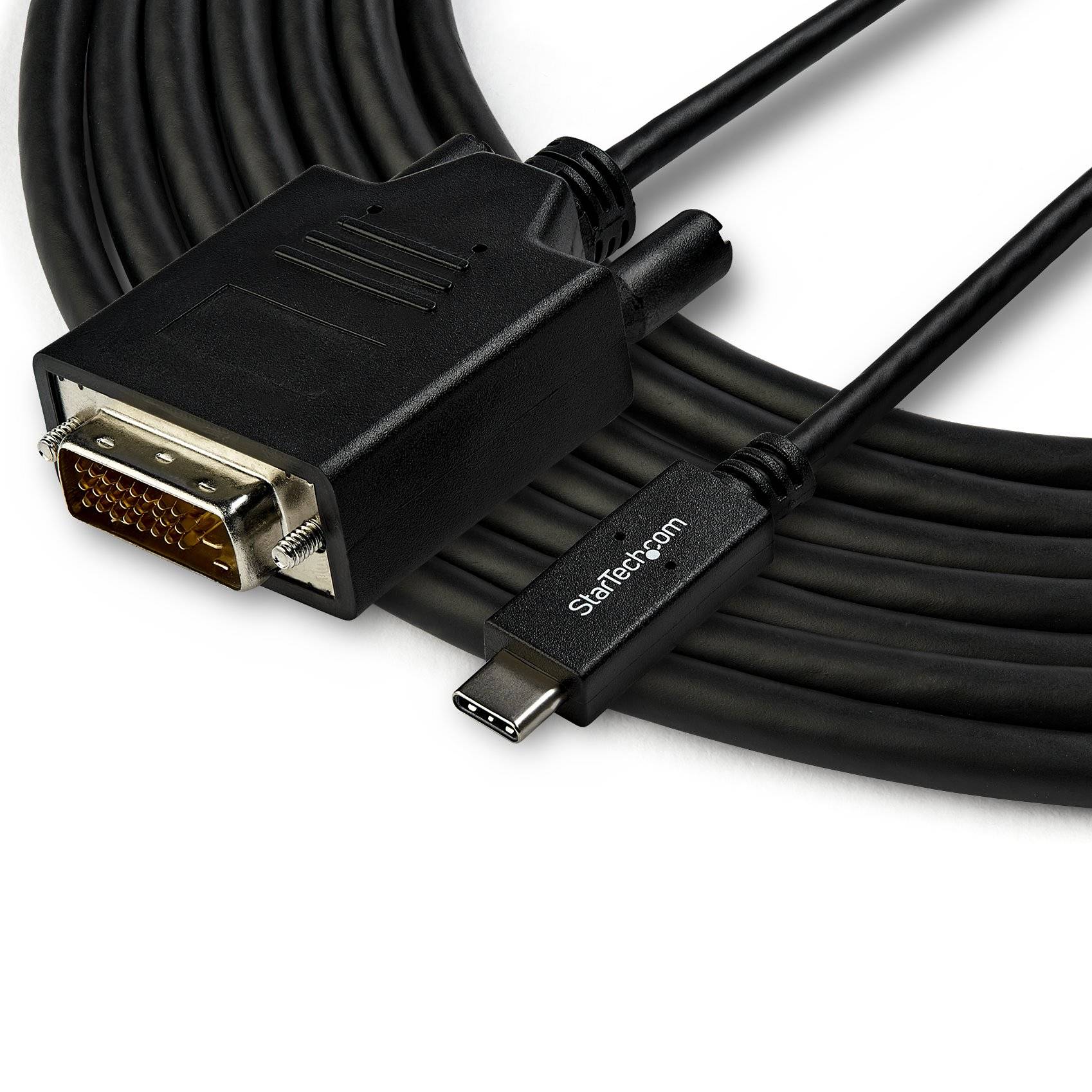 Rca Informatique - image du produit : 3M / 10FT USB-C TO DVI CABLE 1920 X 1200 - BLACK