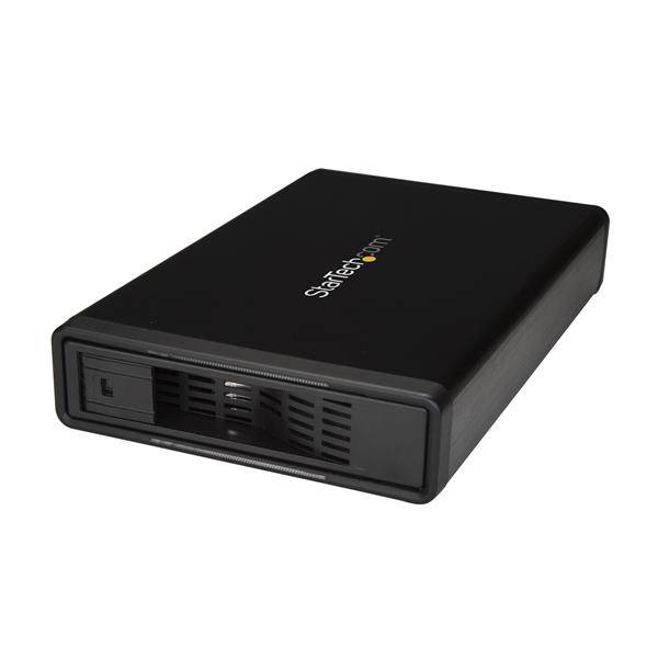 Rca Informatique - image du produit : 3.5IN SATA HARD DRIVE ENCLOSURE USB 3.0/ESATA - TRAYLESS - METAL