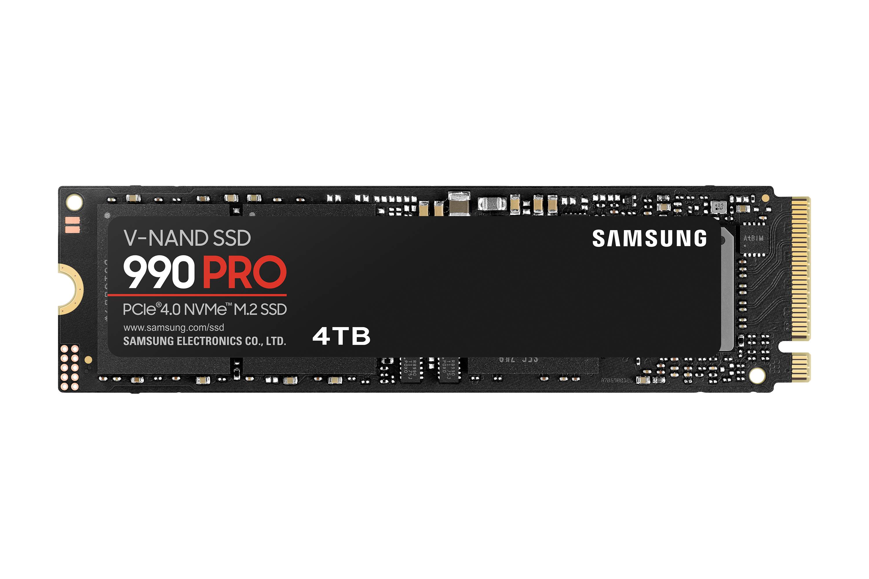 Rca Informatique - Image du produit : SSD 4TB 990 PRO PCIE 4.0 X4 NVME 2.0 M.2 2280