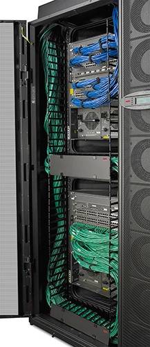 Rca Informatique - image du produit : NETSHELTER SX 42U NETWORKING 750MMX1070MM W/ CABLE MNGR