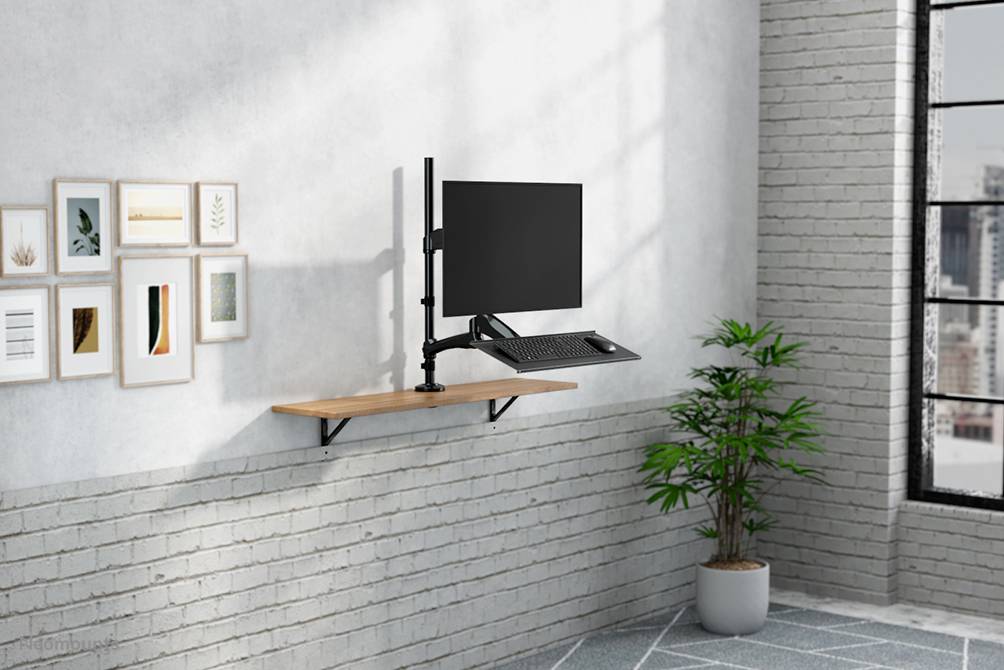 Rca Informatique - image du produit : FLATSCREEN KEYBOARD MOUNT MOUSE DESK MOUNT CLAMP