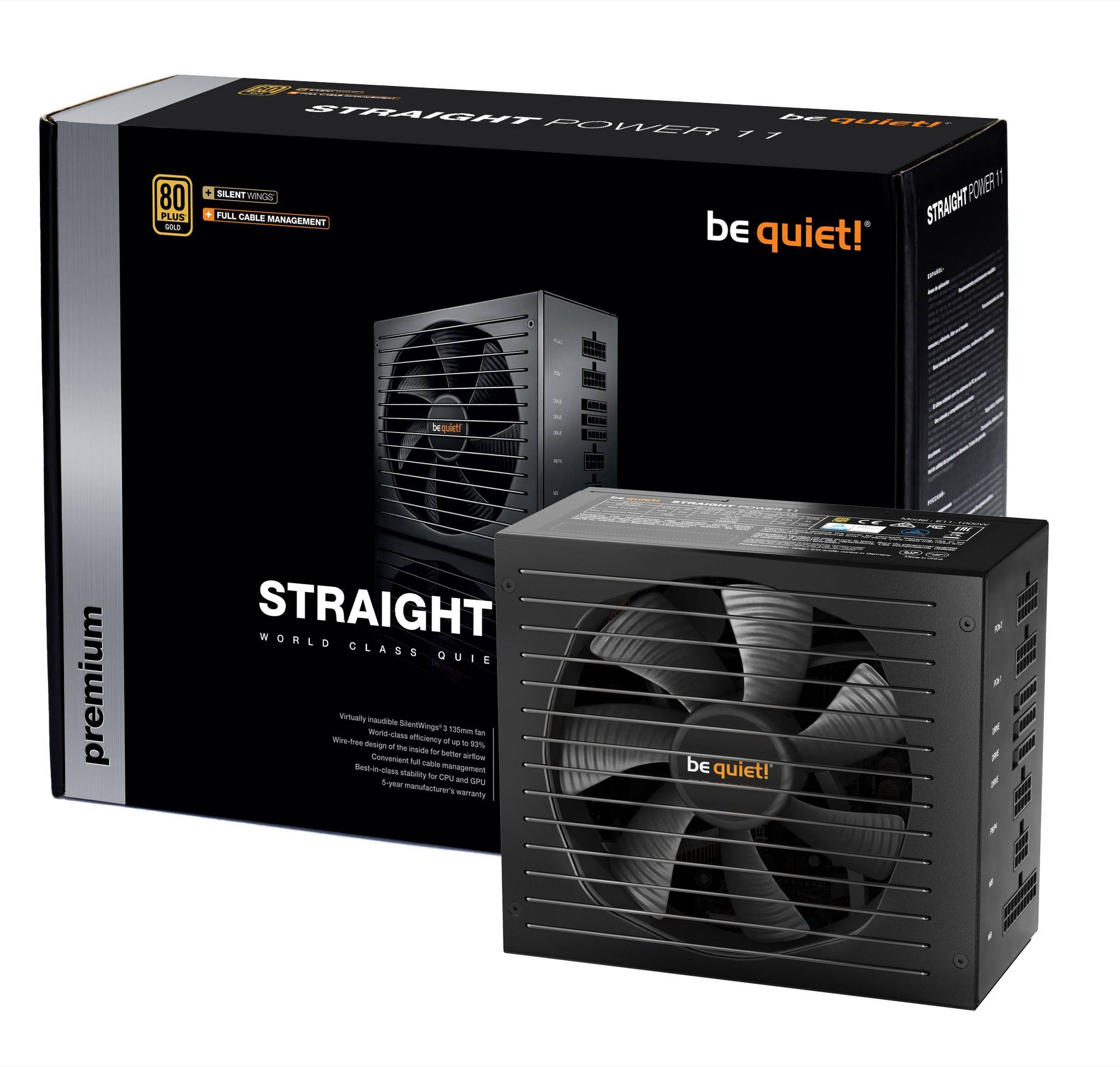 Rca Informatique - image du produit : STRAIGHT POWER 11 450W 80PLUS GOLD POWER SUPPLY