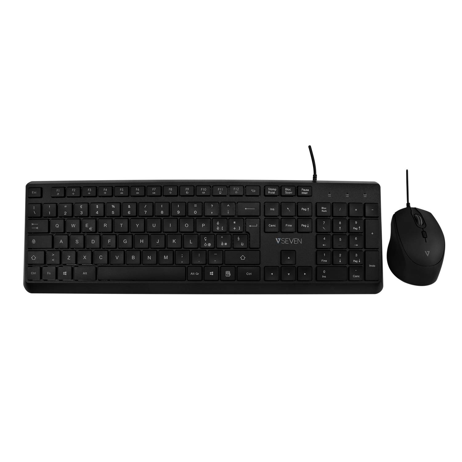 Rca Informatique - image du produit : USB PRO KEYBOARD MOUSE COMBO FR AZERTY FRENCH LASERED KEYCAP