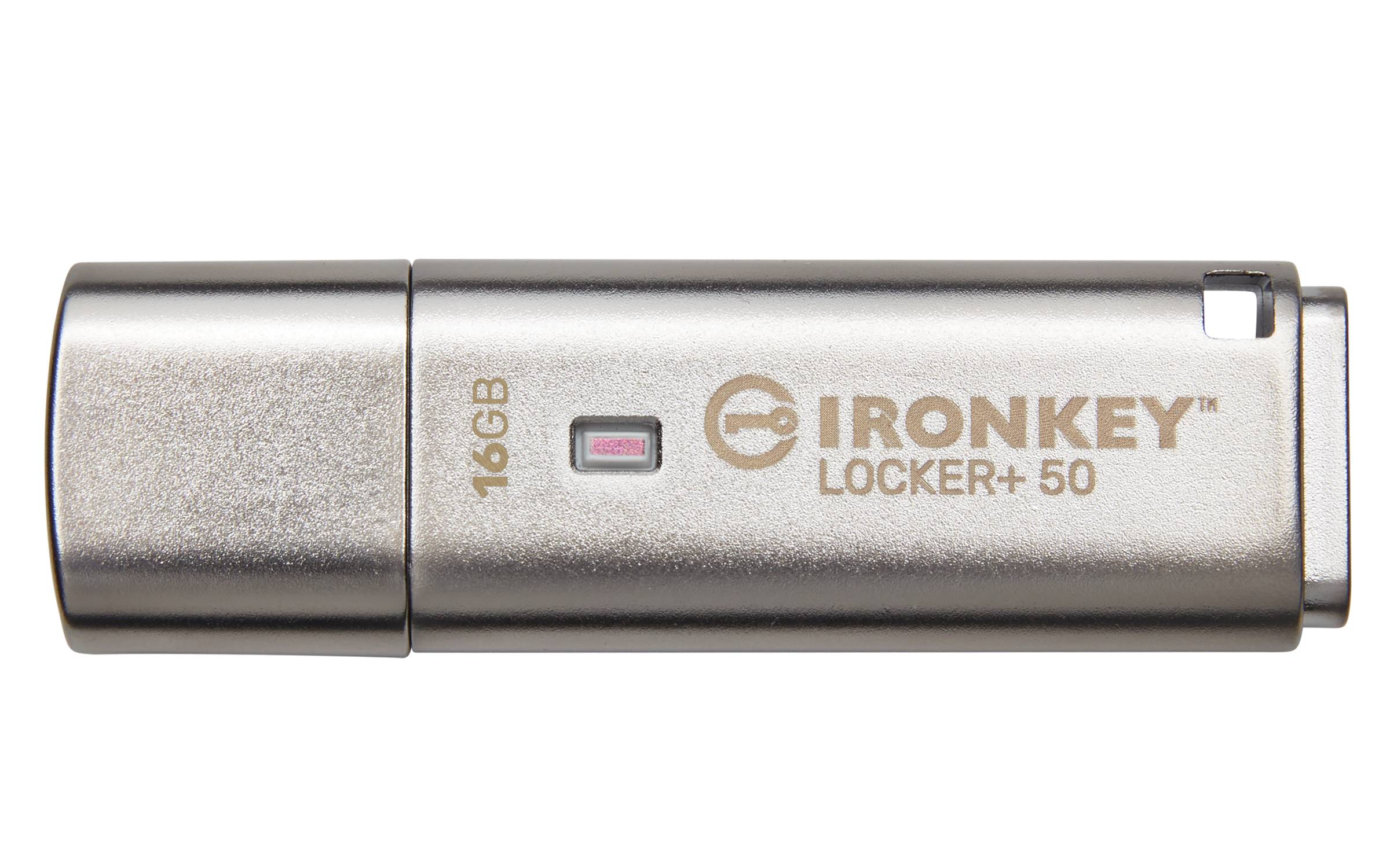 Rca Informatique - Image du produit : 16GB USB 3.2 IRONKEY LOCKER+ 50 AES USB W/256BIT ENCRYPTION