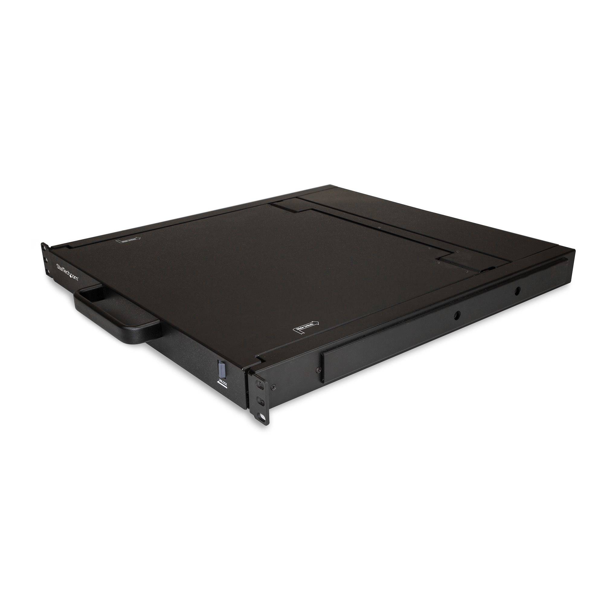 Rca Informatique - image du produit : 1-PORT RACKMOUNT KVM CONSOLE 17IN LCD-MOUNT PARTS/CABLE INCL