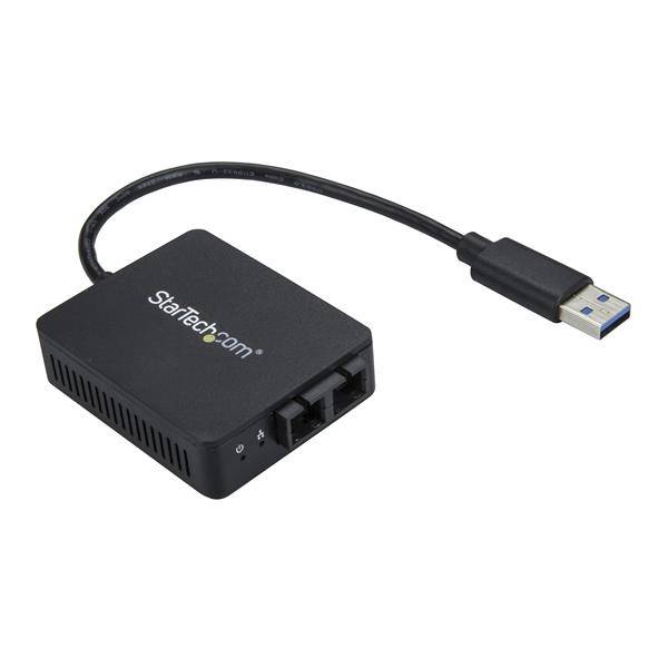 Rca Informatique - Image du produit : USB TO FIBER OPTIC CONVERTER USB 3.0 - 1000BASE-SX SC