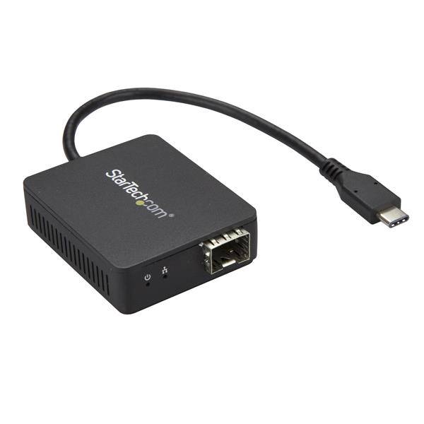 Rca Informatique - Image du produit : USB C TO FIBER OPTIC CONVERTER USB 3.0 NETWORK ADAPTER OPEN SFP