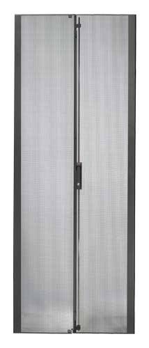 Rca Informatique - Image du produit : NETSHELTER SX 42U BLACK 750MM WIDE PERFORATED SPLIT DOOR