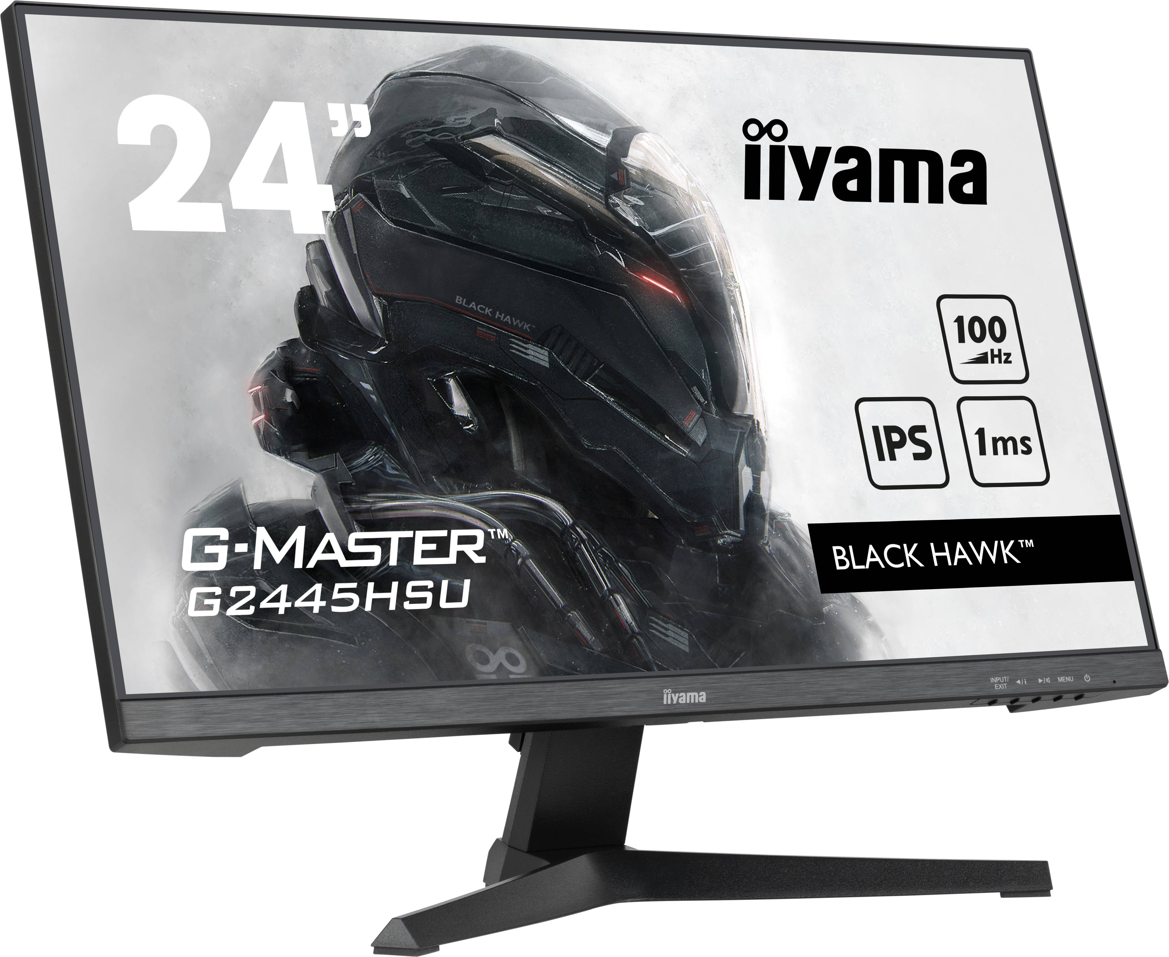 Rca Informatique - image du produit : G2445HSU-B1 24IN IPS FHD 100HZ 250CD/HDMI/DP/2USB HUB