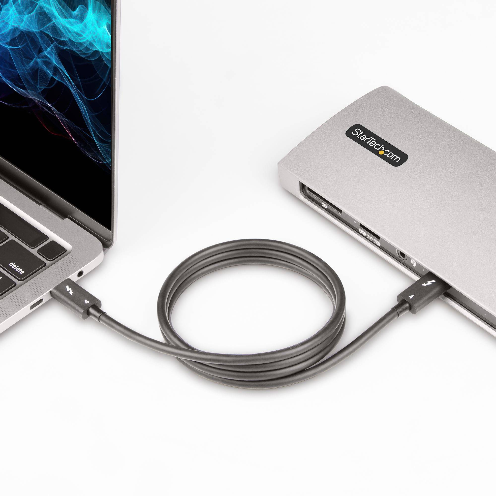 Rca Informatique - image du produit : 3FT THUNDERBOLT 4 CABLE - INTEL-CERTIFIED 40GBPS 100W PD