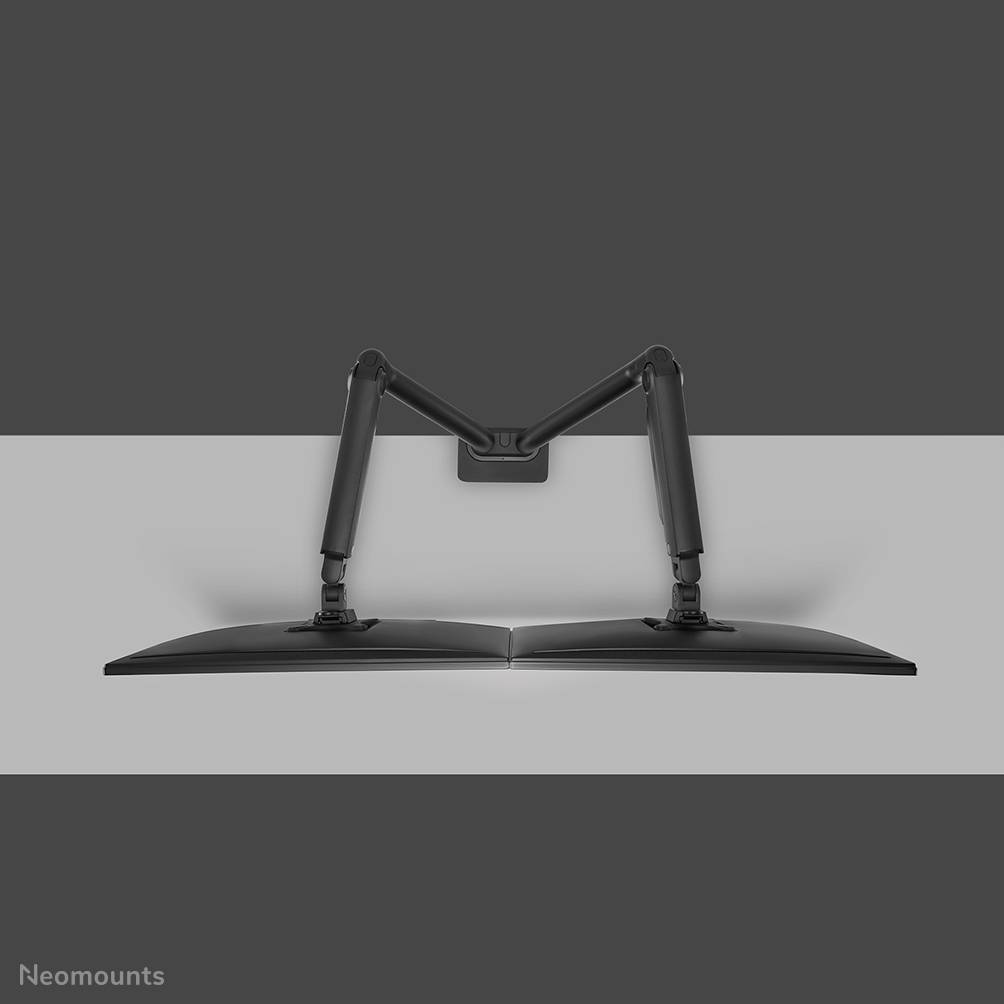 Rca Informatique - image du produit : NEOMOUNTS SELECT DESK MOUNT DOUBLE DISPLAY (TOPFIX CLAMP/GRO