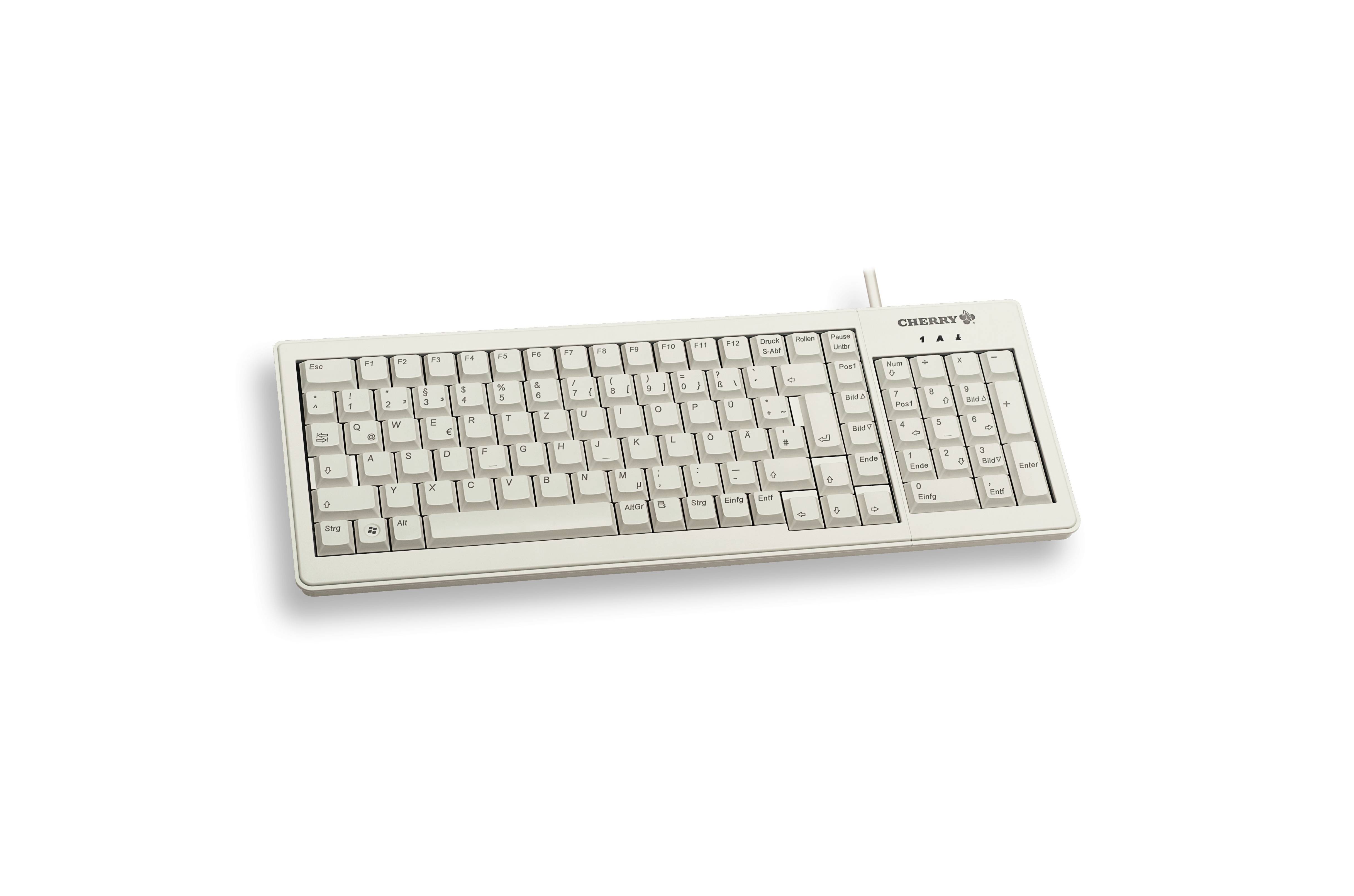 Rca Informatique - image du produit : G84-5200 COMPACT PALE GREY KEYBOARD FRANCE