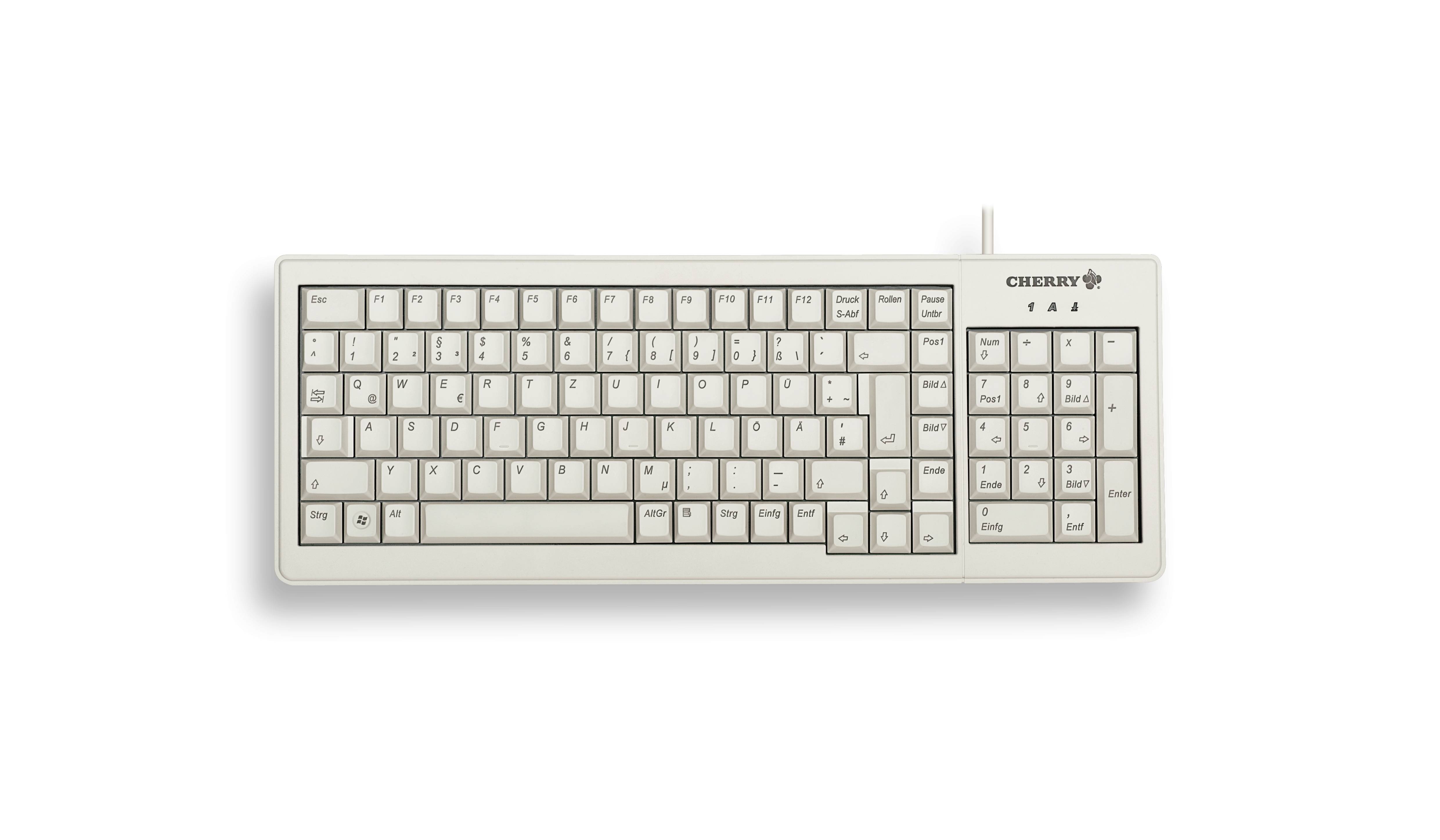 Rca Informatique - Image du produit : G84-5200 COMPACT PALE GREY KEYBOARD FRANCE