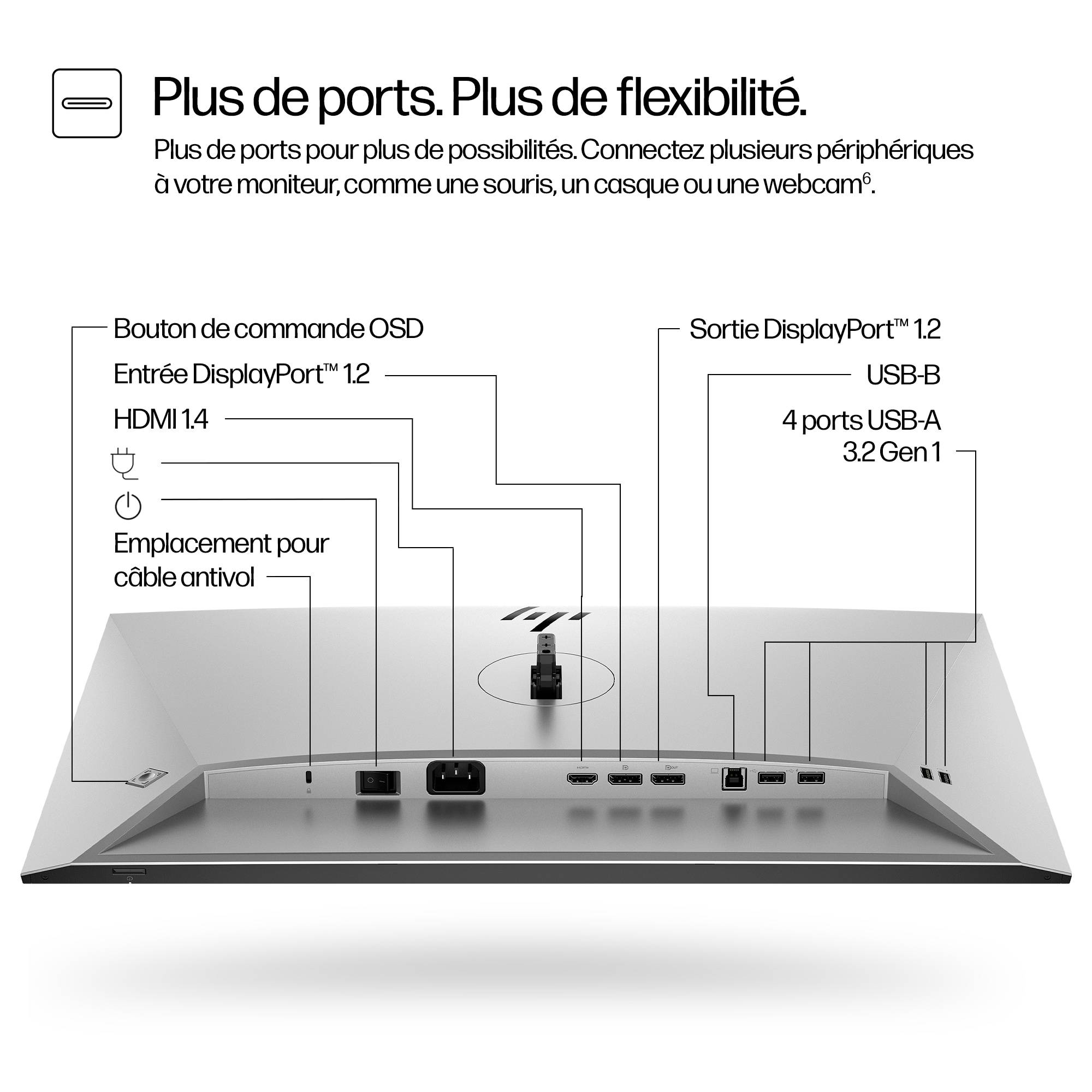 Rca Informatique - image du produit : S7 PRO 724PF FHD 23.8IN 1920X1080 16:9 HDMI/DP