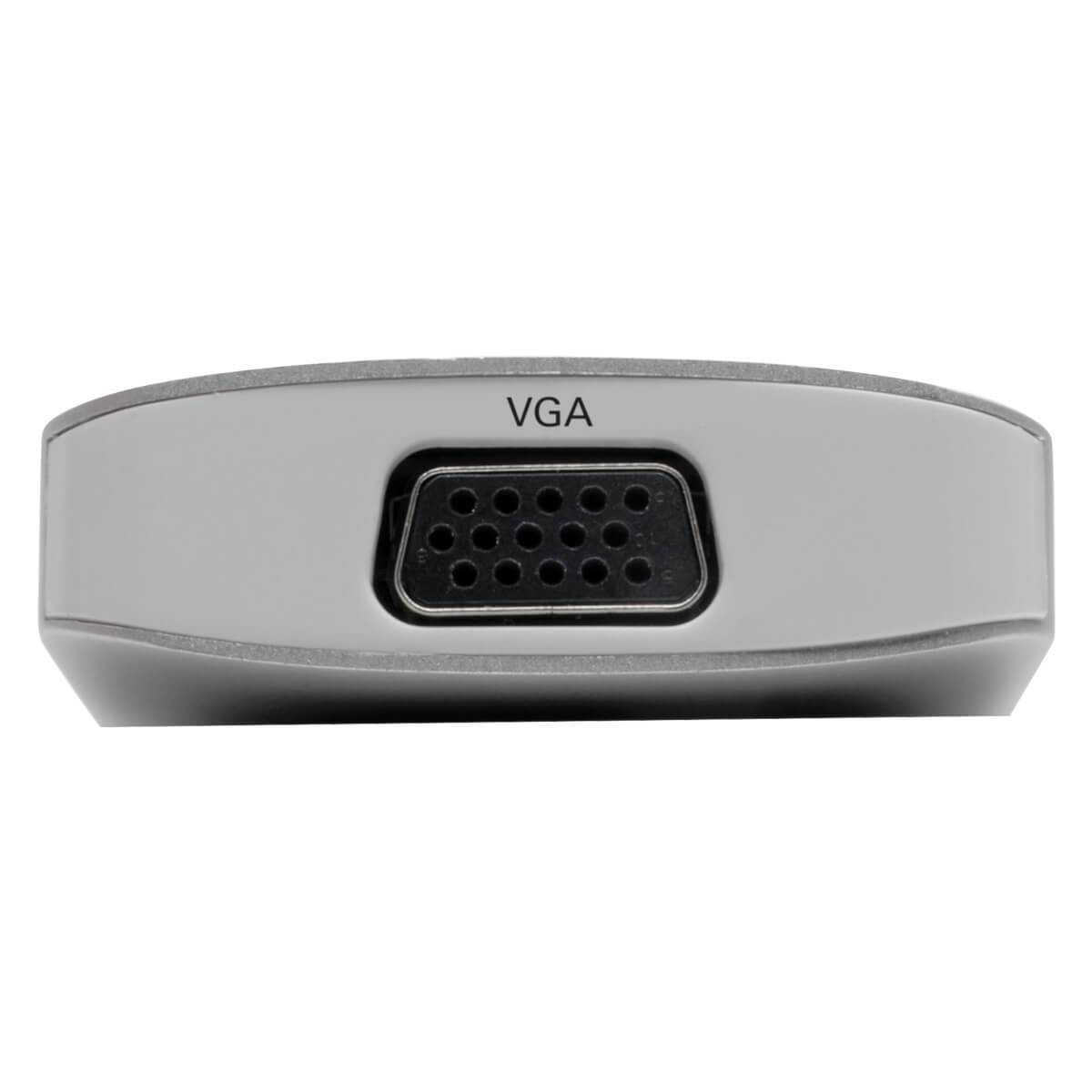 Rca Informatique - image du produit : USB-C DOCKING STATION TYPE-C X2 HDMI+VGA THUNDERB 3 PD CHARGE