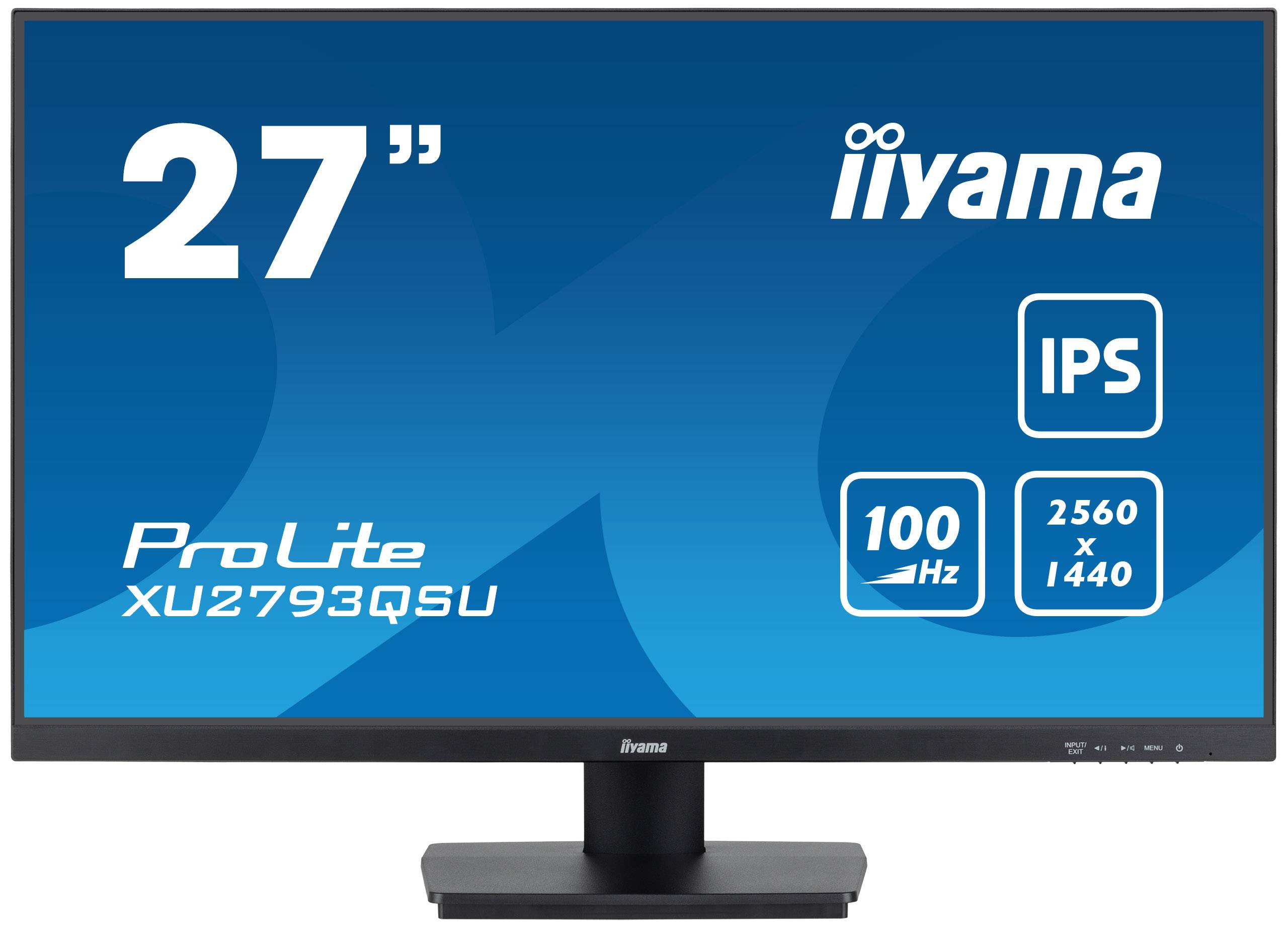 Rca Informatique - Image du produit : XU2793QSU-B6 27IN IPS QHD 250CD/HDMI/DP/2USB