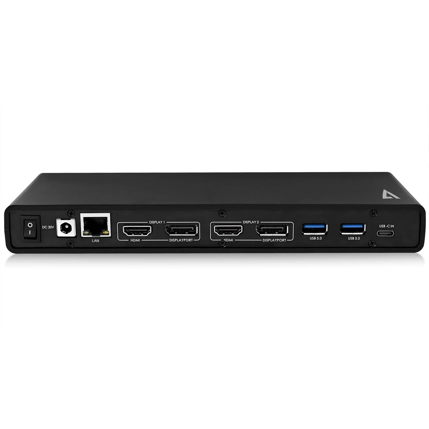 Rca Informatique - image du produit : STATION D ACCUEIL UNIV USBC HDMI-DP X2 USB3 RJ45 JACK X2