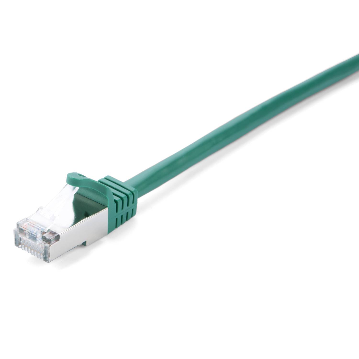 Rca Informatique - image du produit : CABLE RJ45 CAT6 STP VERT 5M 100 PERCENT CUIVRE BLINDE