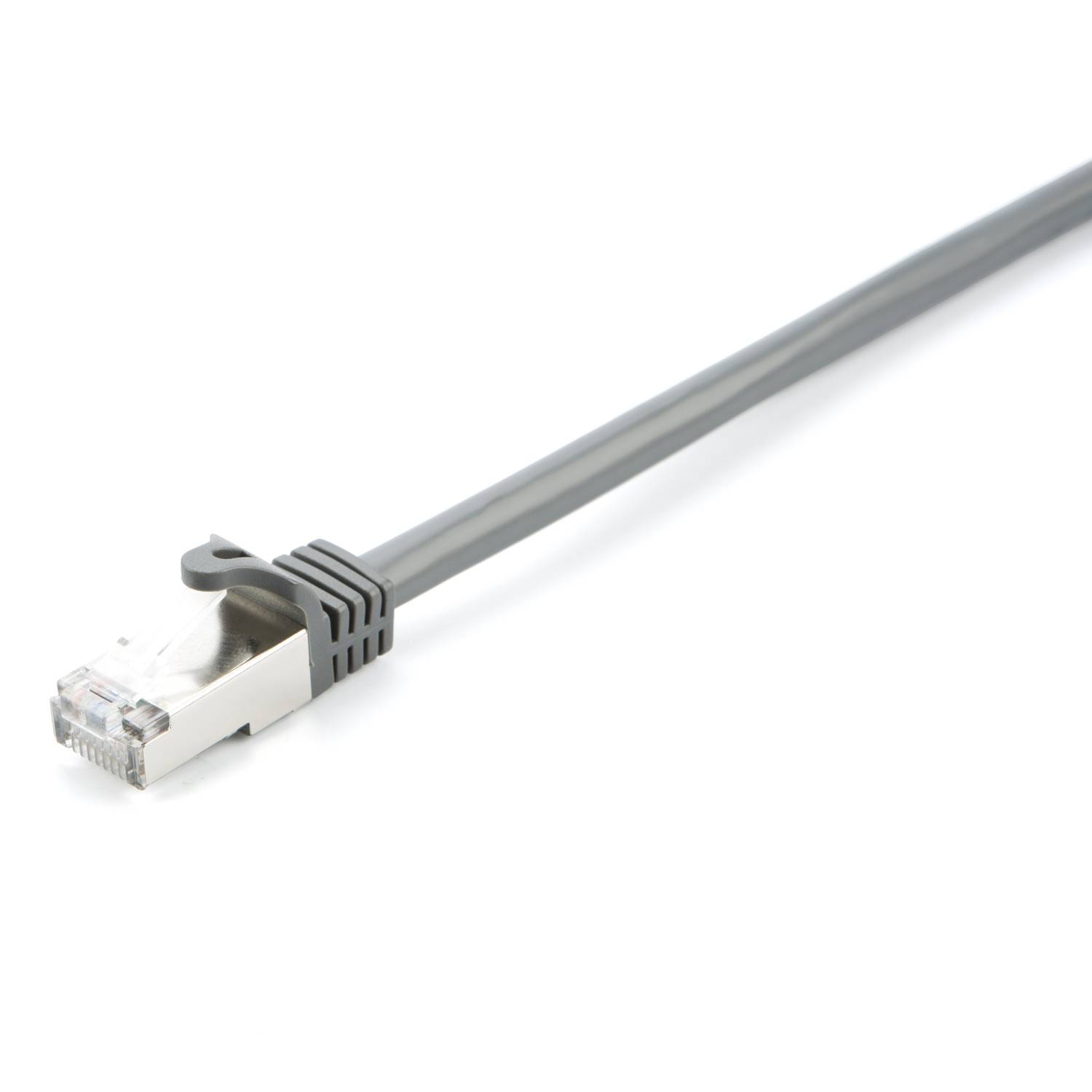 Rca Informatique - image du produit : CABLE RJ45 CAT6 STP GRIS 10M 100 PERCENT CUIVRE BLINDE