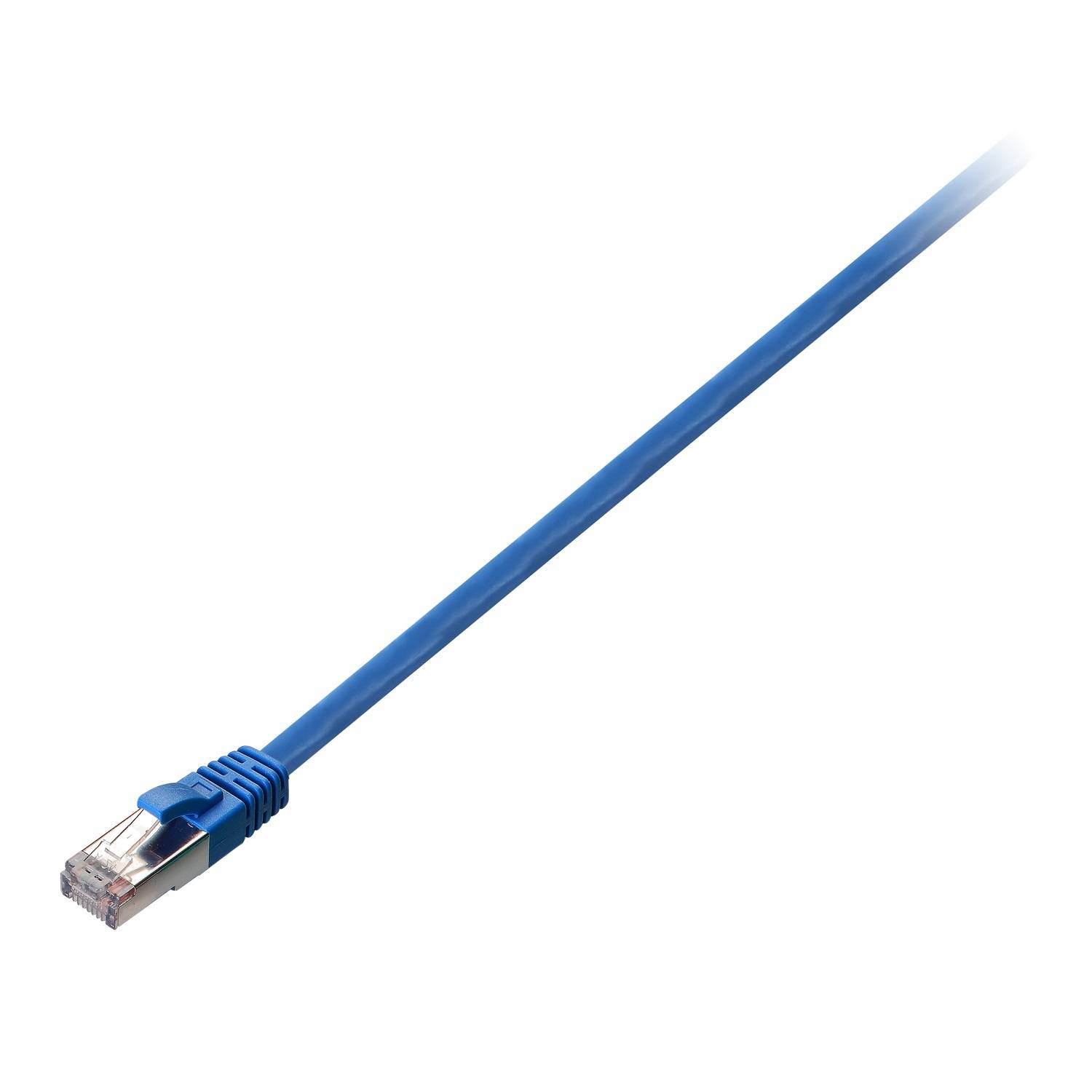 Rca Informatique - image du produit : CABLE RJ45 CAT6 STP BLEU 1M 100 PERCENT CUIVRE BLINDE