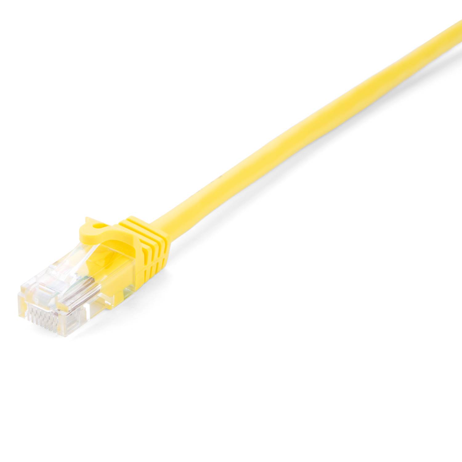 Rca Informatique - image du produit : CABLE RJ45 CAT6 UTP JAUNE 50CM 100 PERCENT CUIVRE