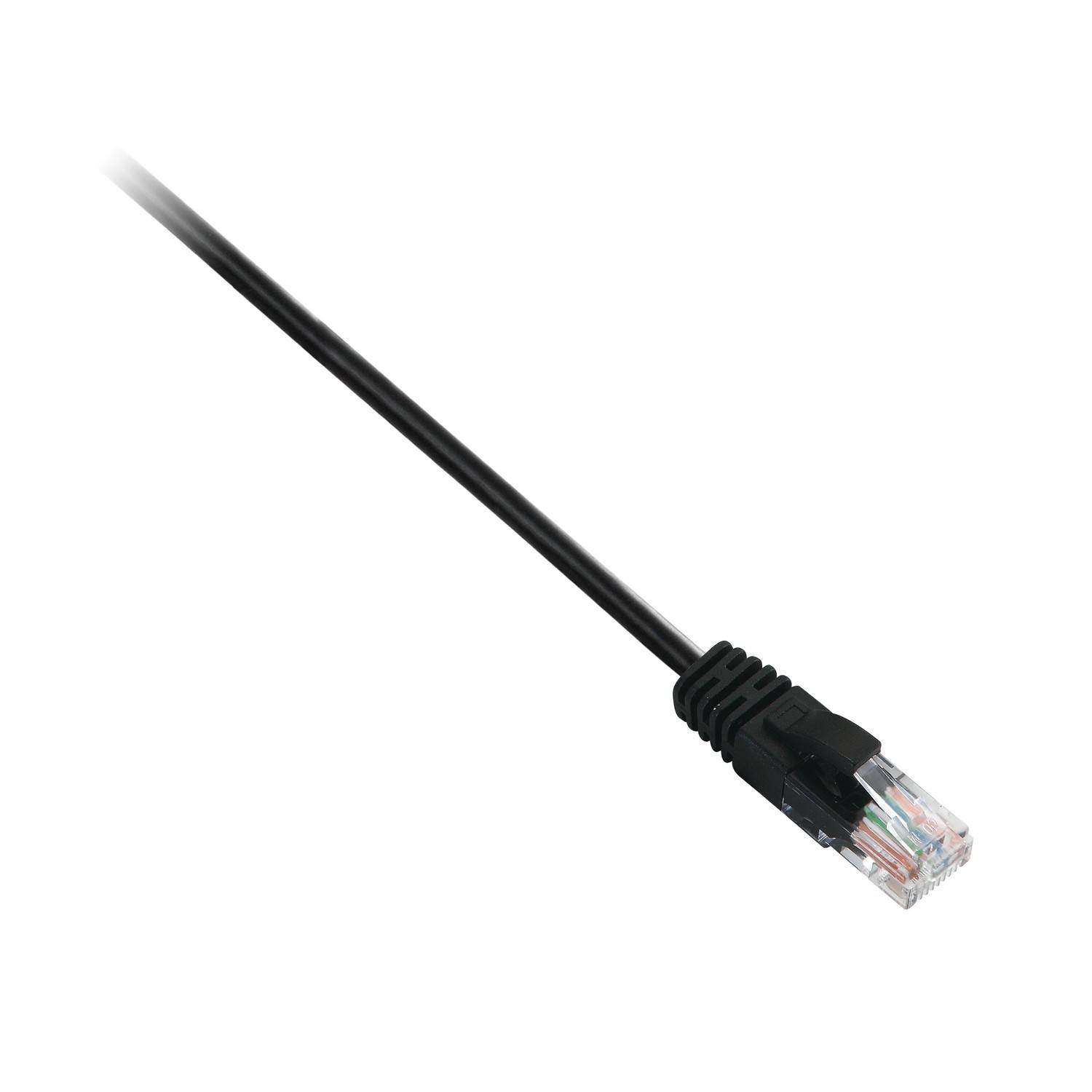 Rca Informatique - image du produit : CAT6 ETHERNET BLACK UTP 1M RJ45 100 COPPER SNAGLESS