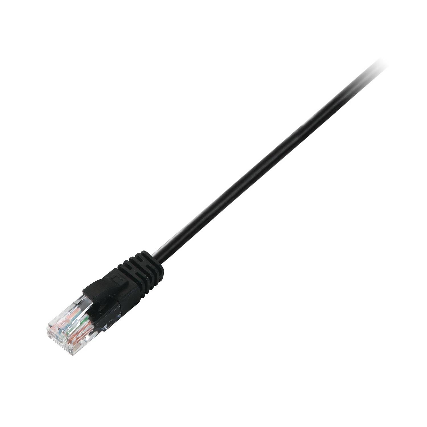 Rca Informatique - Image du produit : CABLE RJ45 CAT6 UTP NOIR 50CM 100 PERCENT CUIVRE