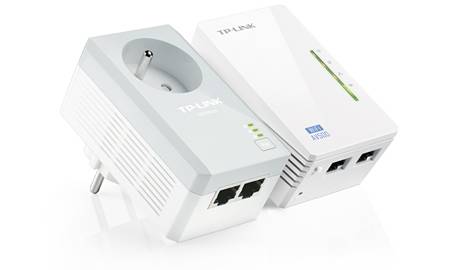 Rca Informatique - Image du produit : AV500 2-PORT POWERL. WIFI EXT. 2 TL-WPA4220 U. 1 TL-PA4010