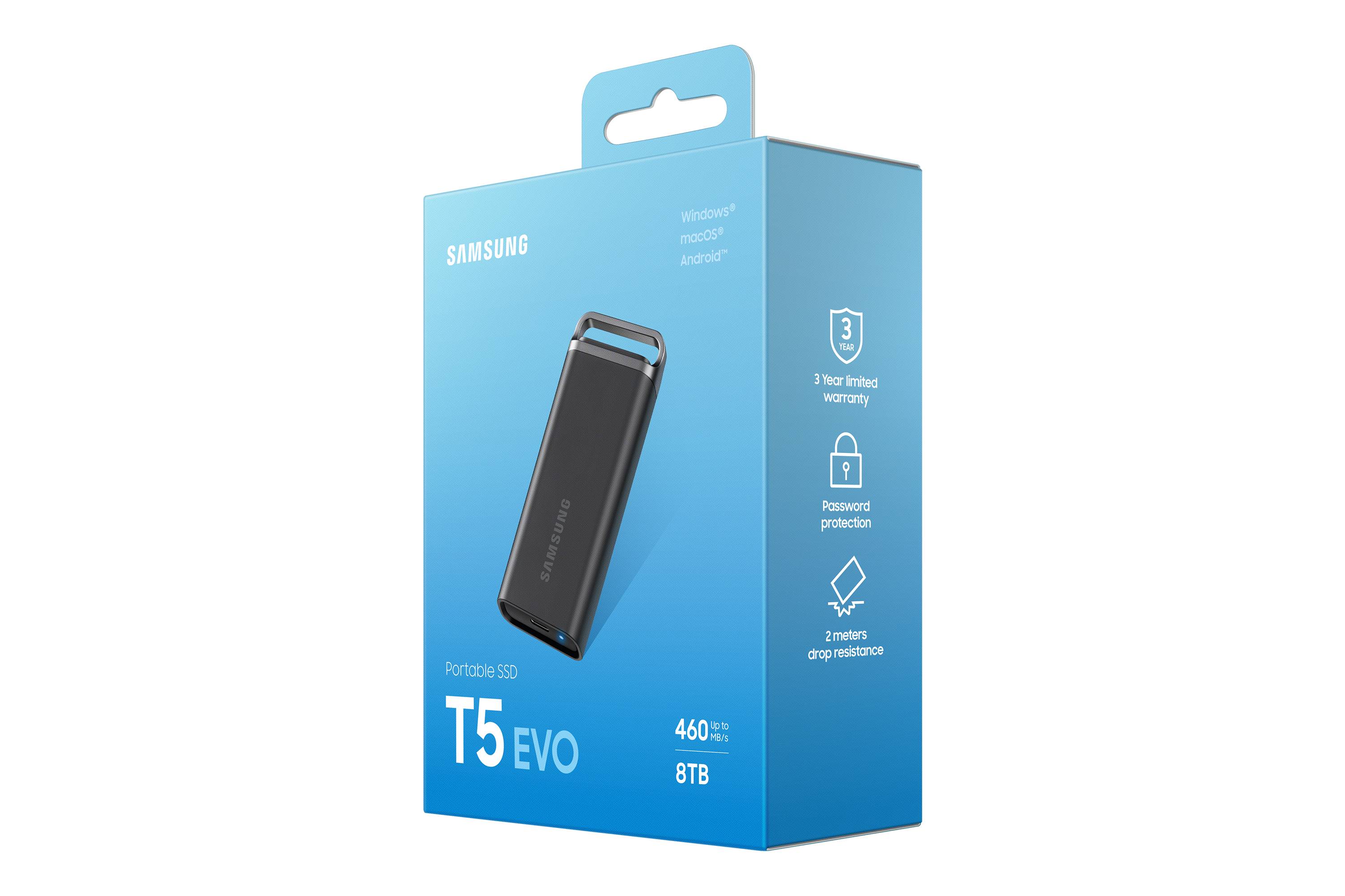 Rca Informatique - image du produit : T5 EVO 8TB USB 3.2 GEN 1