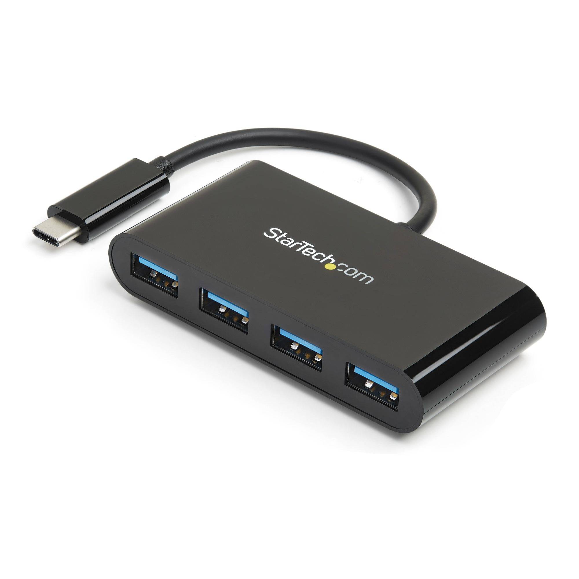 Rca Informatique - image du produit : HUB USB 3.0 4 PORTS - USB-C VERS 4X USB-A - ALIMENTE PAR BUS