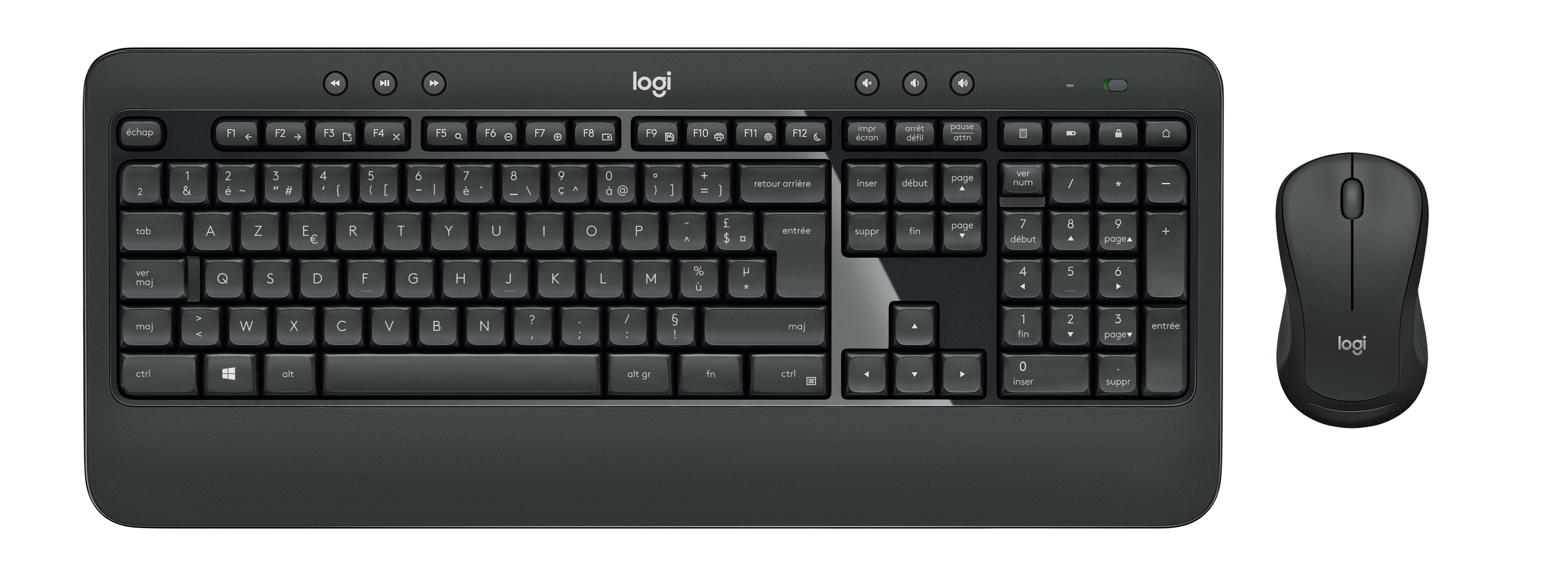 Rca Informatique - Image du produit : MK540 ADV WRLS KEYBOARD /MOUSE COMBO-N/A-NLB-2.4GHZ-N/A-CNTRL