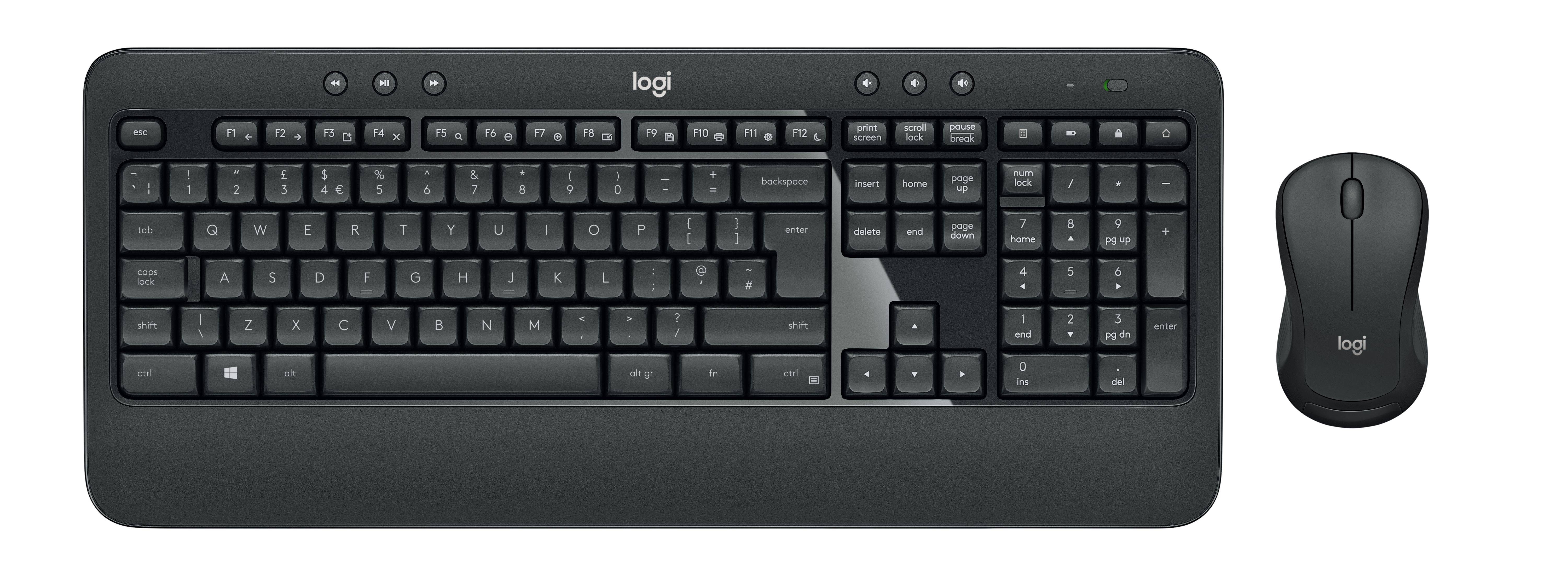 Rca Informatique - Image du produit : MK540 ADV WRLS KEYBOARD /MOUSE COMBO-N/A-ITA-2.4GHZ-N/A-MED