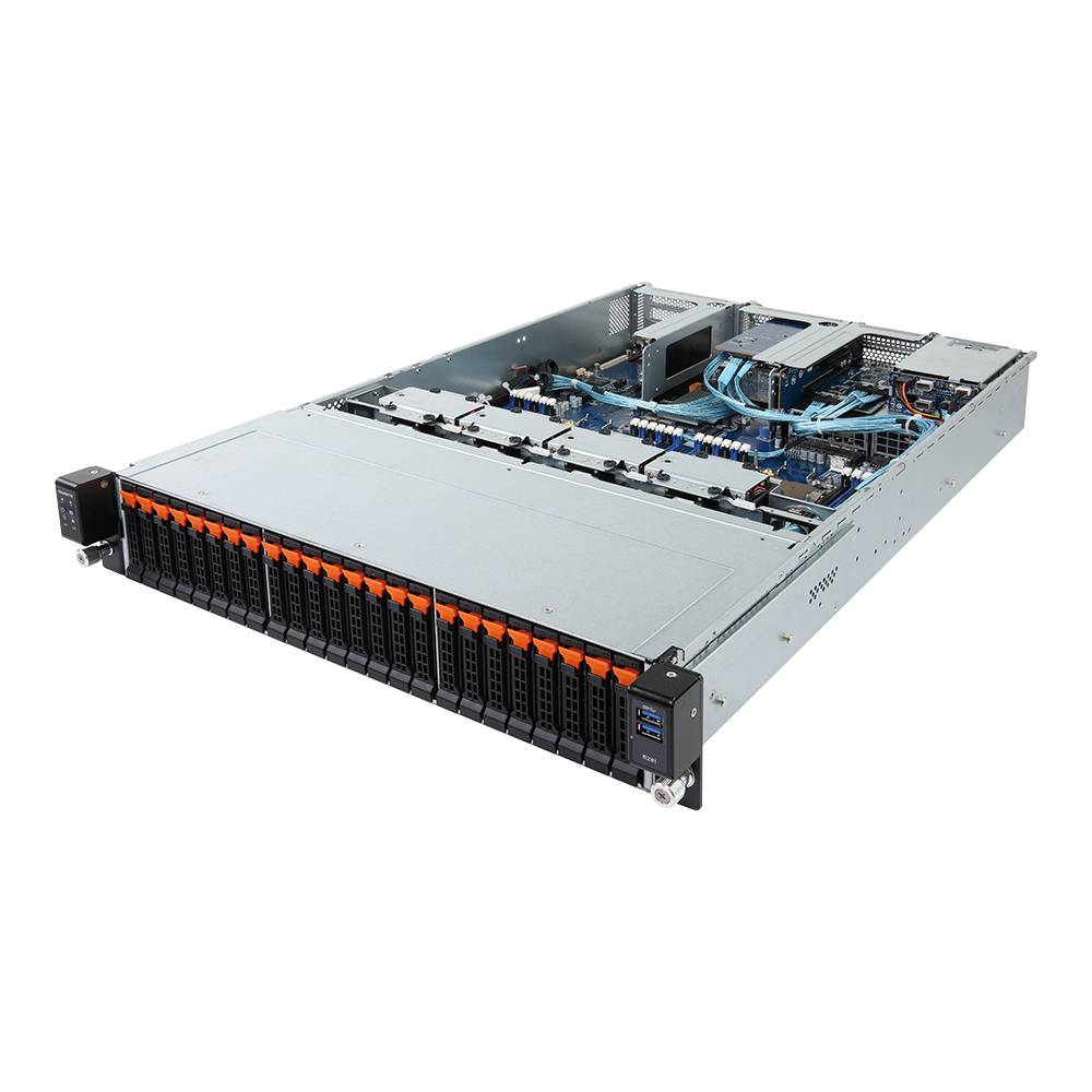 Rca Informatique - Image du produit : INTEL BAREBONE R281-NO0 2U 2CPU 24XDIMM 26XHDD 8XPCIE 2X1600W 80