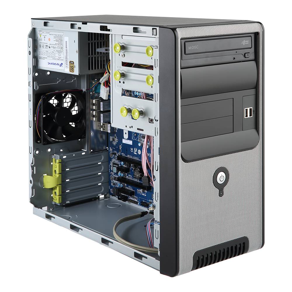 Rca Informatique - Image du produit : INTEL BAREBONE W131-X30 WS 1 4XDIMM 4XHDD 4XPCIE 1X500W 80+