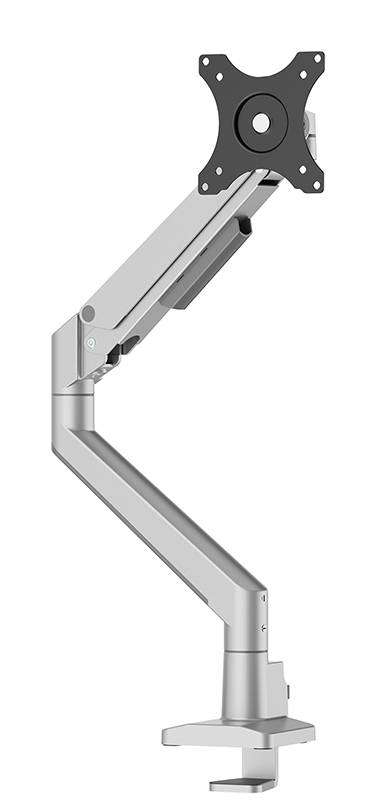 Rca Informatique - image du produit : NEXT SLIM DESK MOUNT SINGLE DISPLAY TOPFIX CLAMP/GROMM SILVE