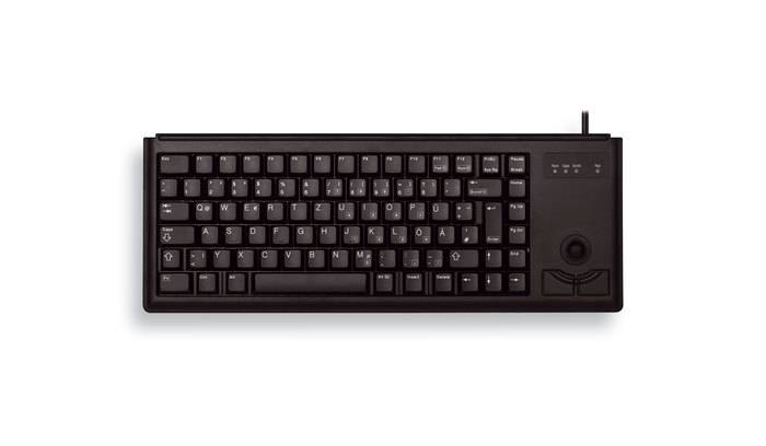 Rca Informatique - image du produit : COMPACT KEYBOARD TRACKBALL USB BLACK US-ENGLISH INTL ML TECH