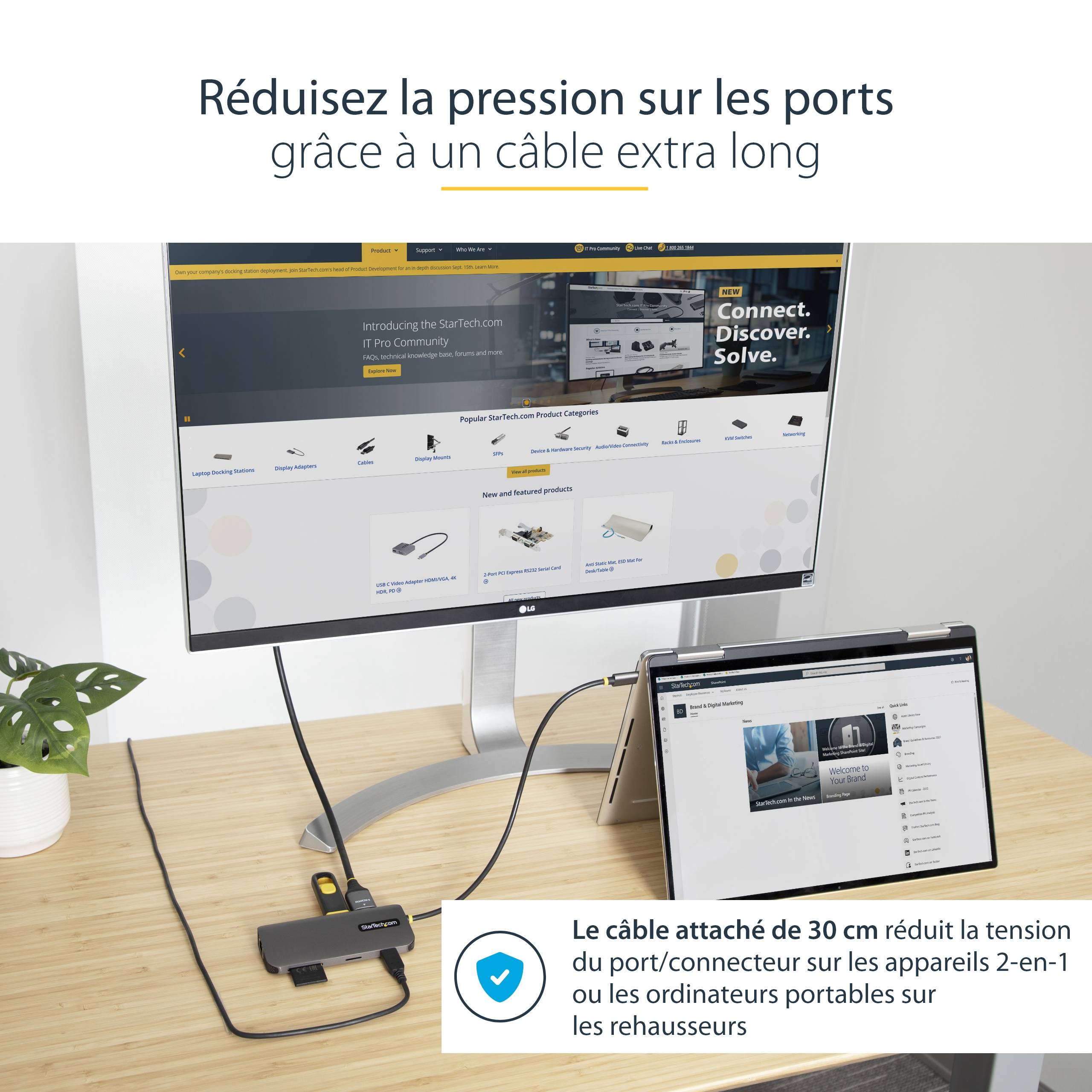 Rca Informatique - image du produit : USB C MULTIPORT ADAPTER 4K 60HZ HDMI VIDEO/5GBPS USB HUB/100W PD