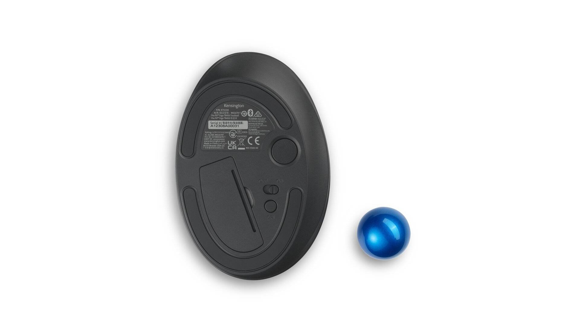 Rca Informatique - image du produit : PROFIT ERGO TB450 TRACKBALL F PROFIT ERGO TB450 TRACKBALL BLK