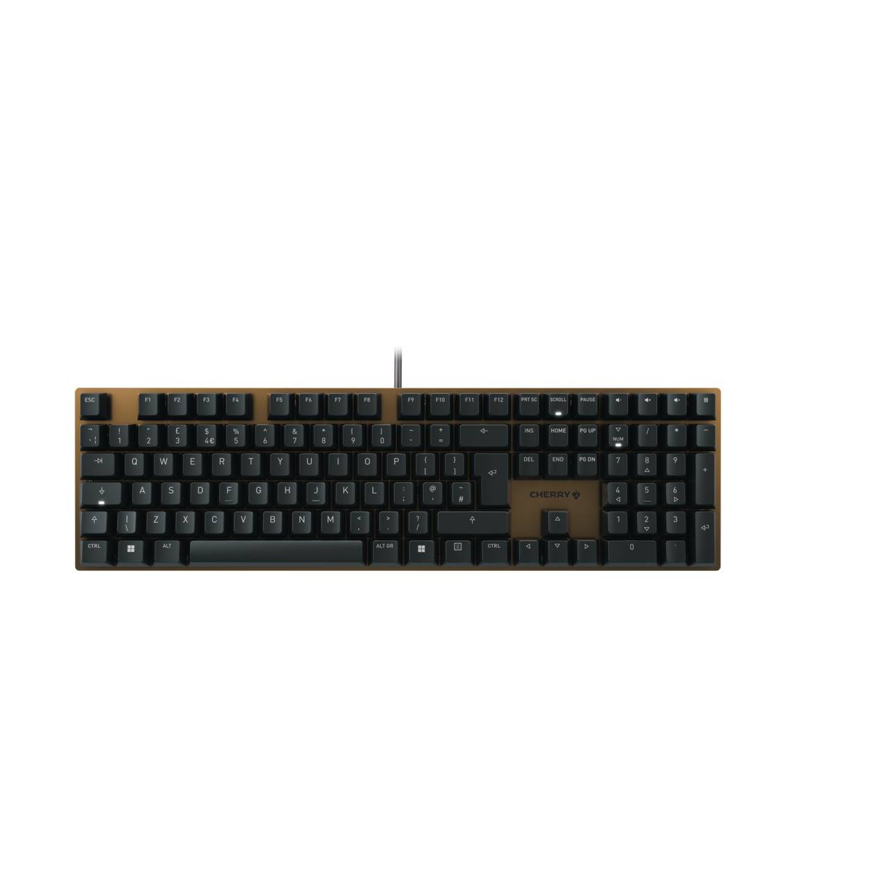 Rca Informatique - Image du produit : KEYBOARD CORDED MECHANICAL BLACK/BRONZE UK