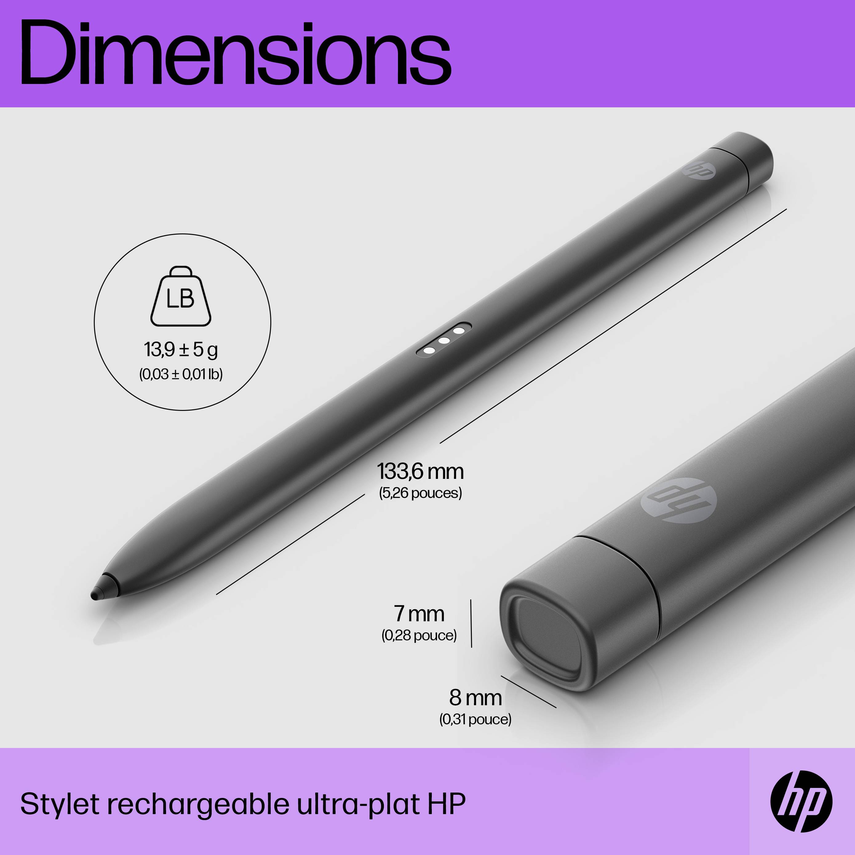 Rca Informatique - image du produit : HP SLIM RECHBL PEN