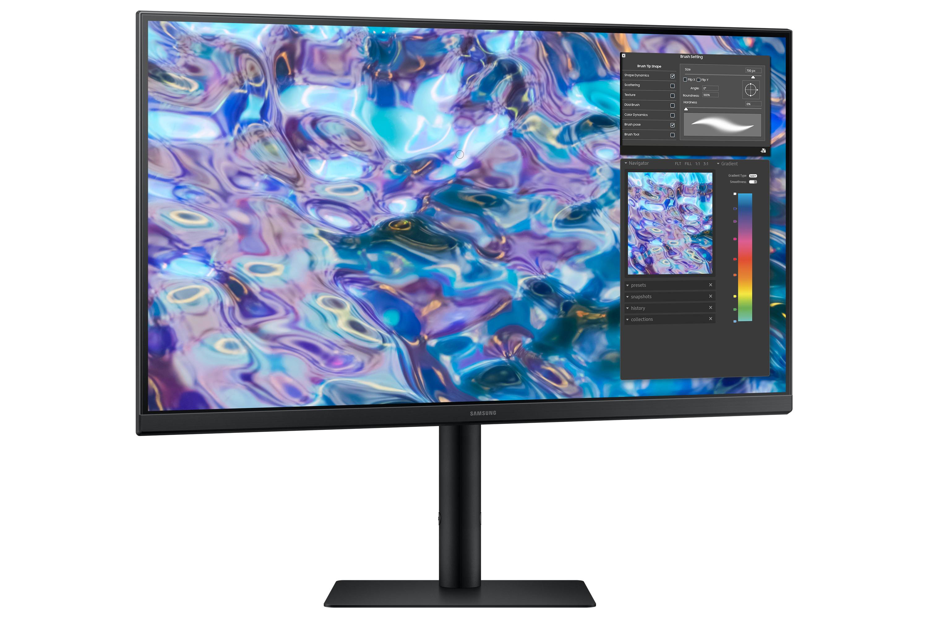 Rca Informatique - image du produit : S27B610EQ LED 27IN WQHD 2560X1440 5MS 16:9 HDMI DP