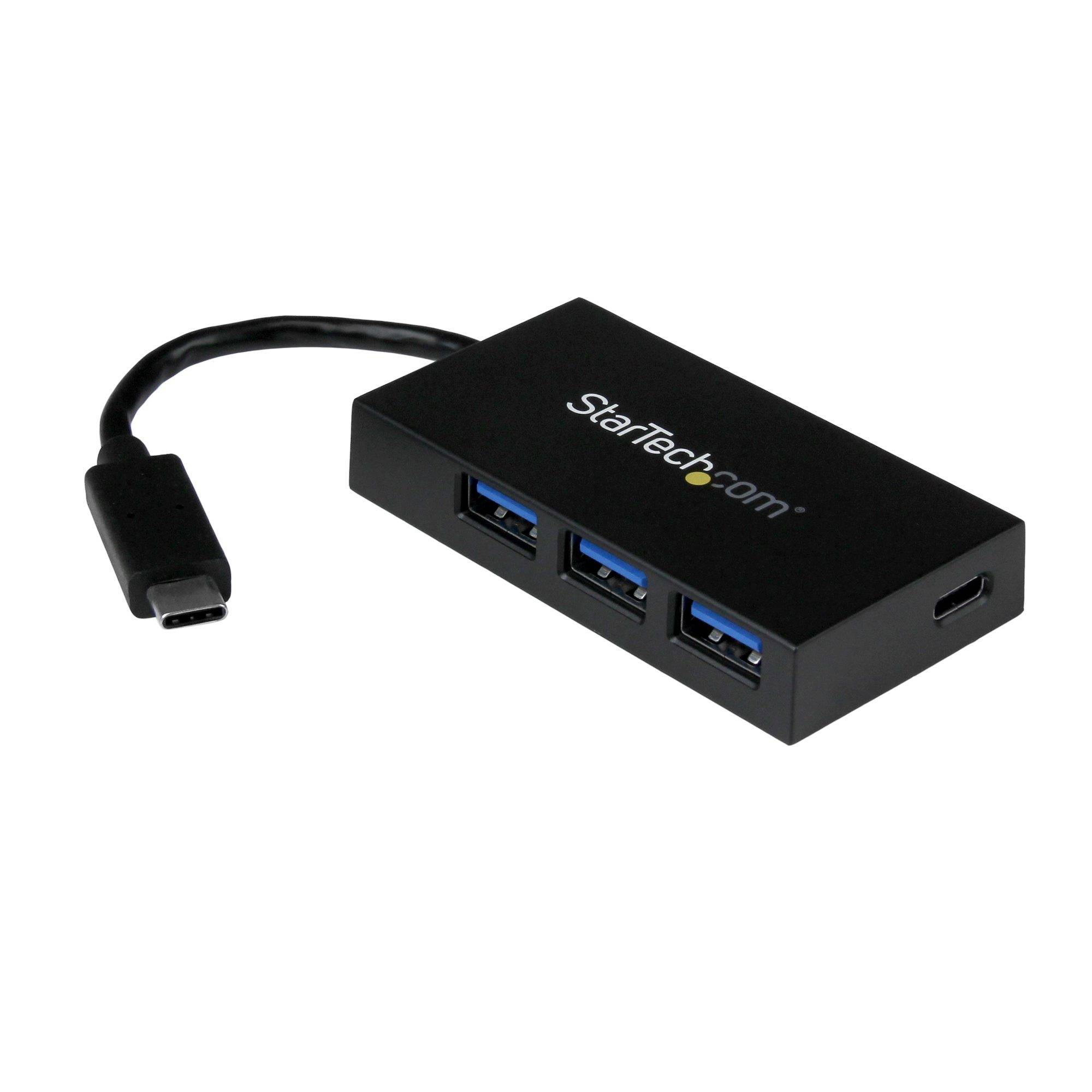 Rca Informatique - image du produit : HUB USB 3.1 GEN 1 4 PORTS - 1X USB-C 3X USB-A