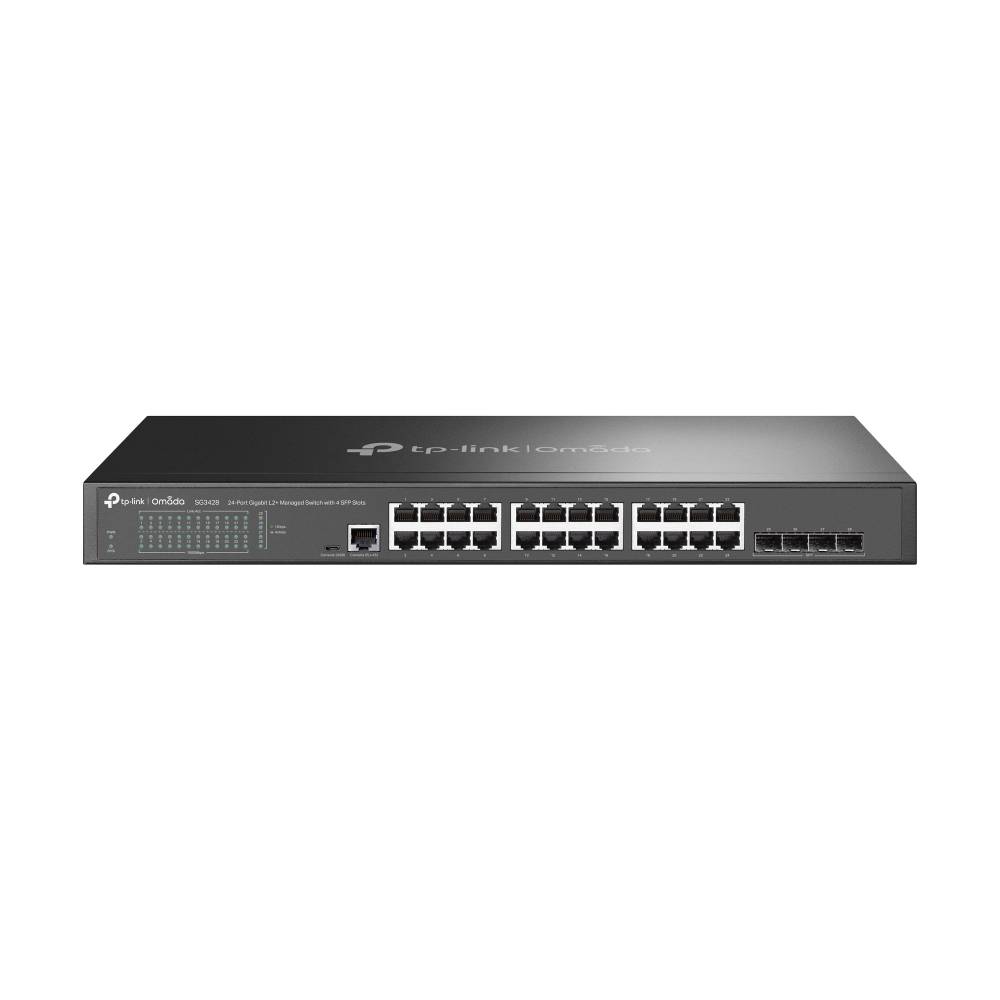 Rca Informatique - Image du produit : 24-PORT GIGABIT L2 SWITCH MANAGED WITH 4 GIGABIT SFP SLOTS