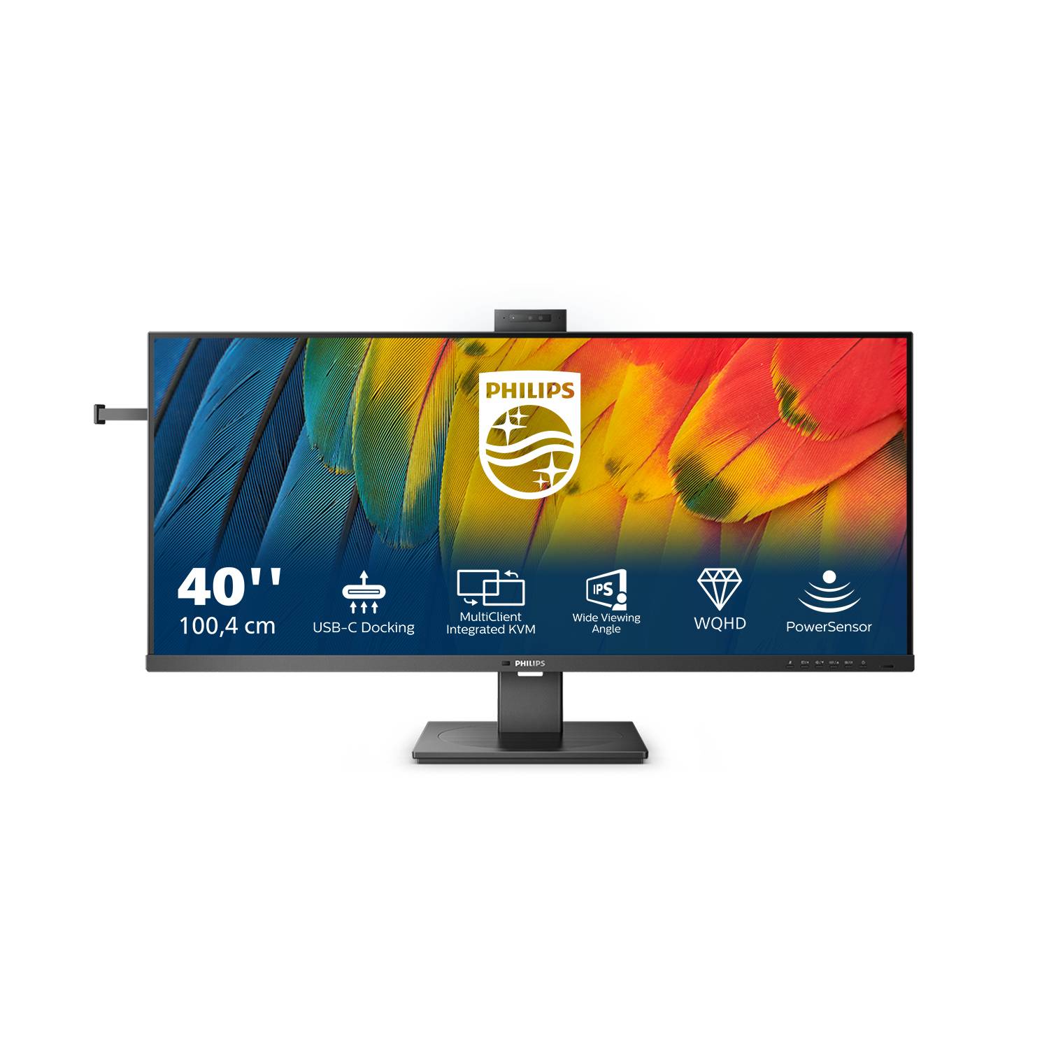 Rca Informatique - image du produit : 40B1U5601H/00 40IN IPS WQHD 300CD/HDMI/DP/4USB/2USB-C