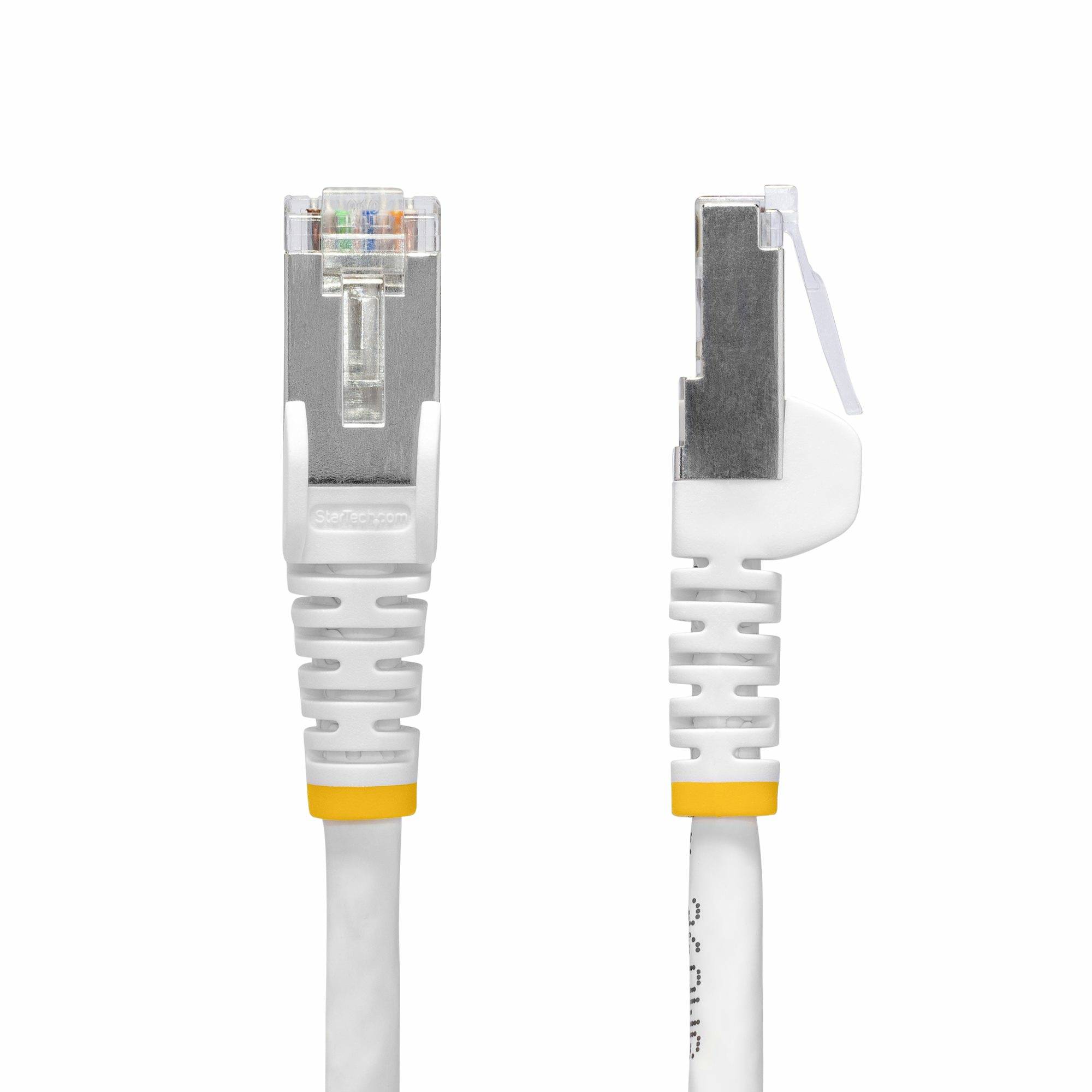 Rca Informatique - image du produit : CAT8 ETHERNET CABLE WHITE 25G/40G S/FTP LSZH 100W POE