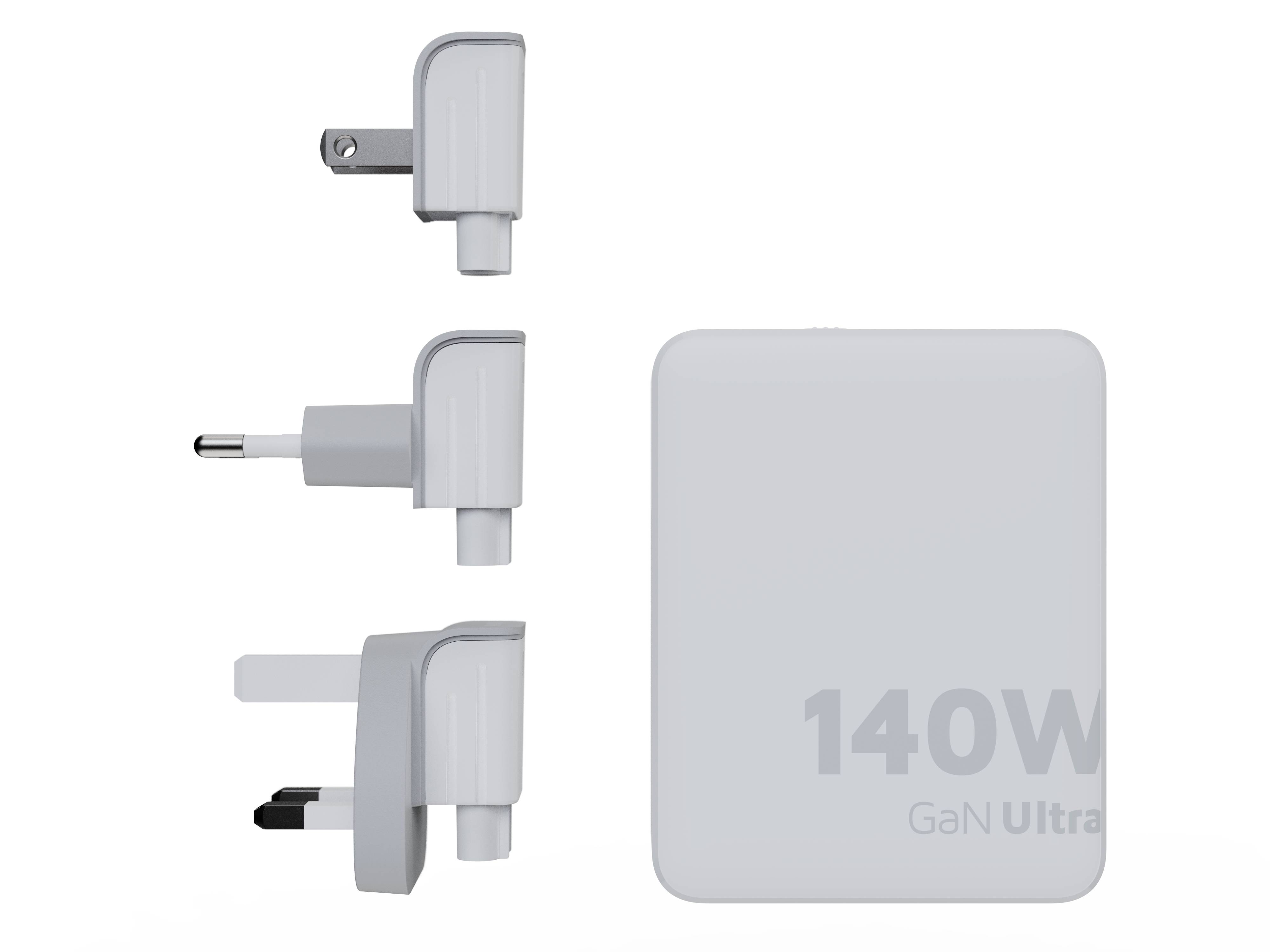 Rca Informatique - image du produit : GAN-ULTRA TRAVEL CHARGER 140W XTORM - WHITE