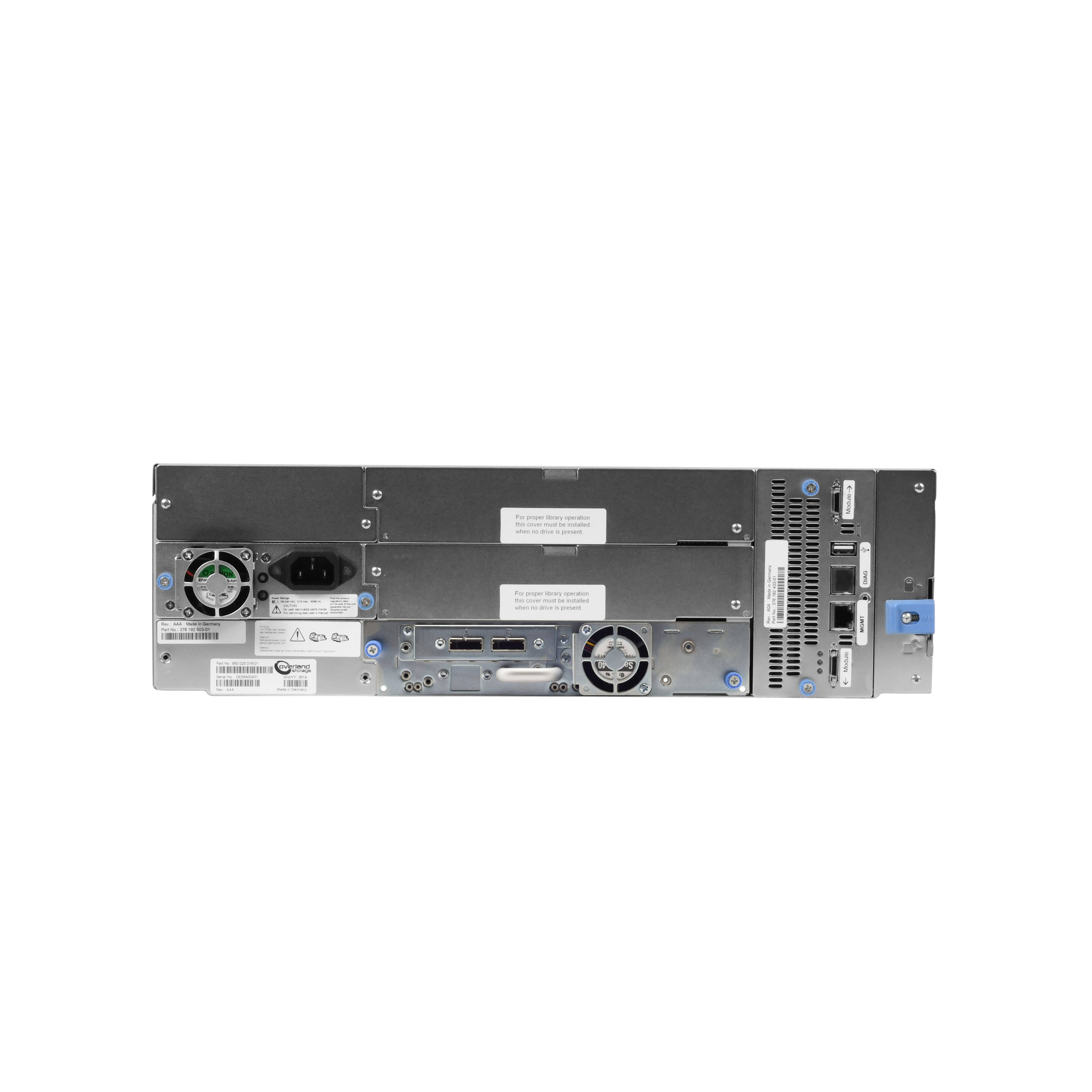 Rca Informatique - image du produit : NEOXL 40 3U 40SLOT BASE 1-DRIVE LTO7 DUAL-PORT FC