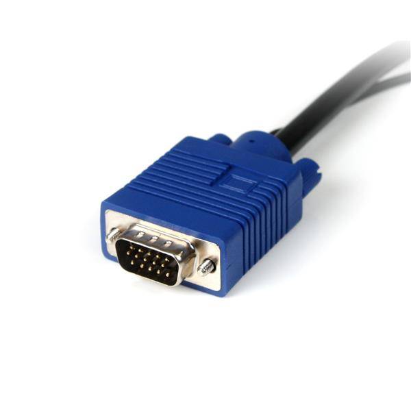 Rca Informatique - image du produit : REPARTITEUR VIDEO VGA A 2 PORTS AVEC AUDIO - ALIMENTATION USB