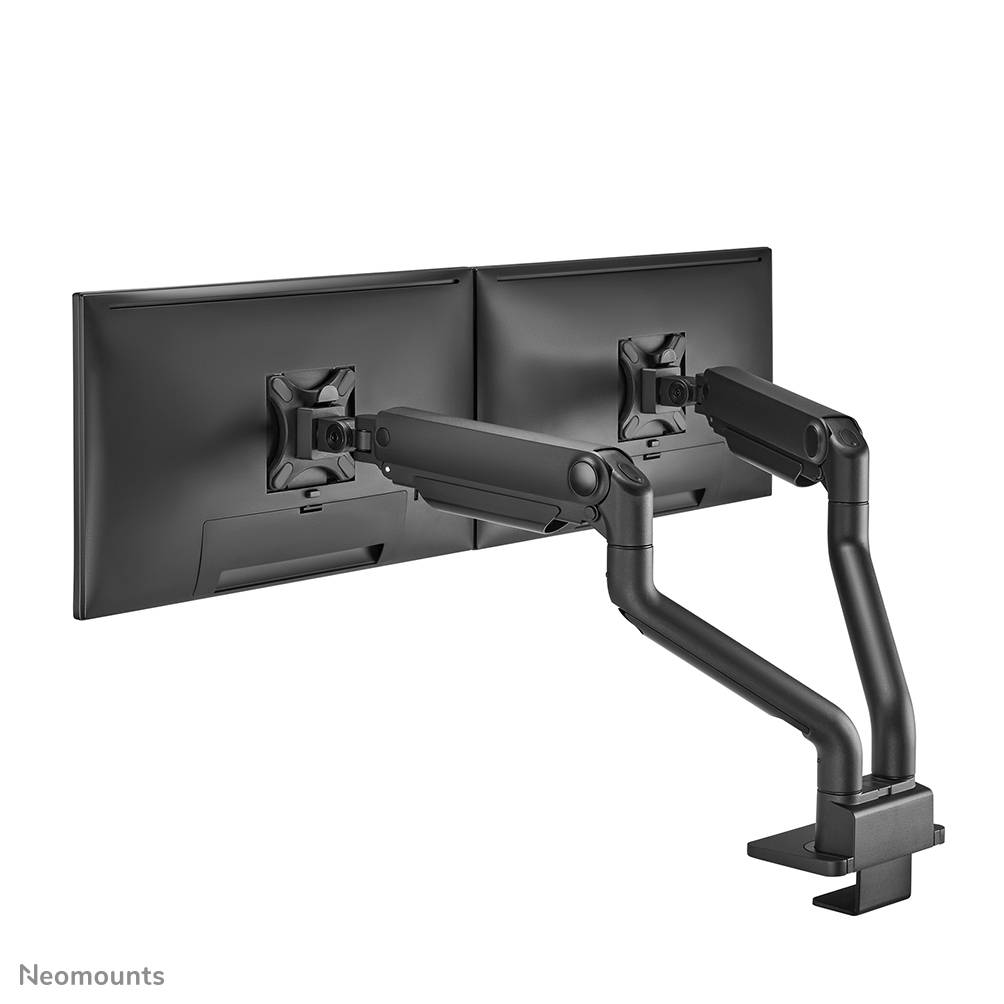 Rca Informatique - image du produit : NEOMOUNTS SELECT DESK MOUNT DOUBLE DISPLAY (TOPFIX CLAMP/GRO